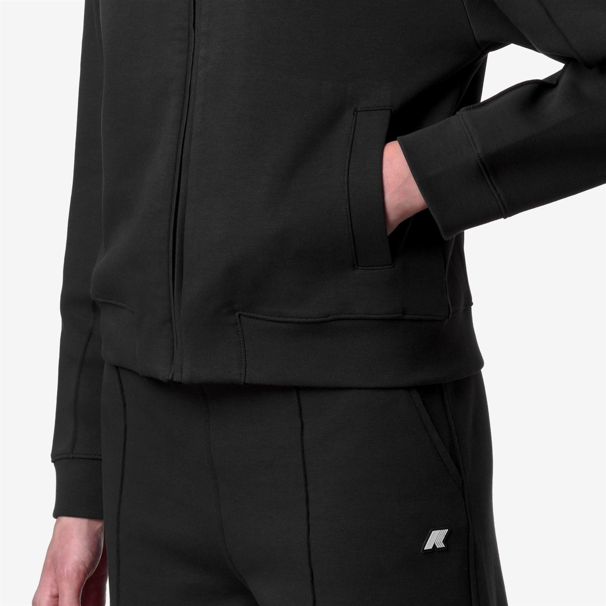 k-way-arvinne-interlock-veste-polaire-femme-black-pure image 4