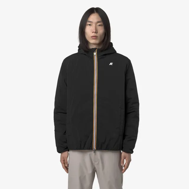 k-way-jack-plain-warm-veste-courte-homme-black-pure image 1