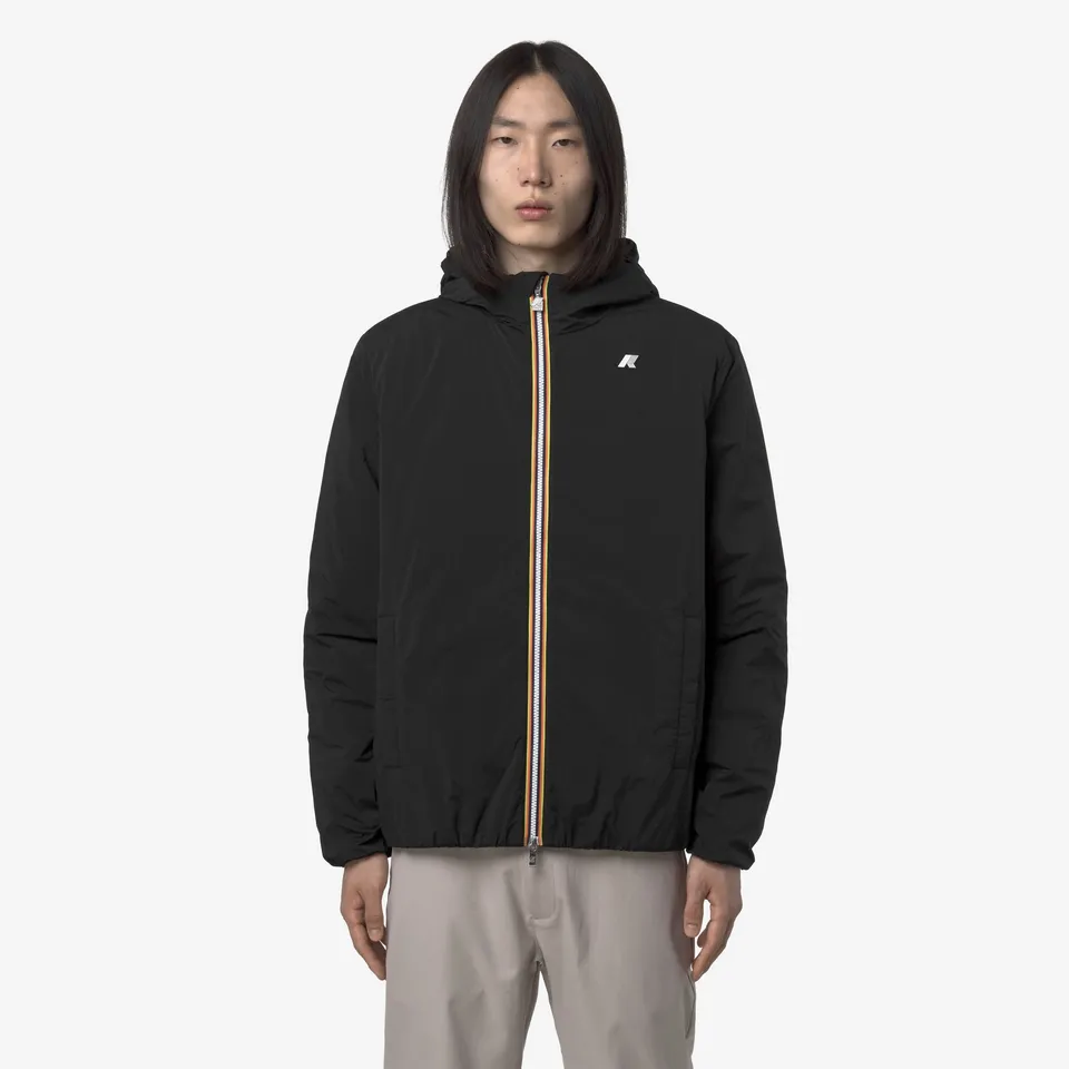 k-way-jack-plain-warm-veste-courte-homme-black-pure image 1