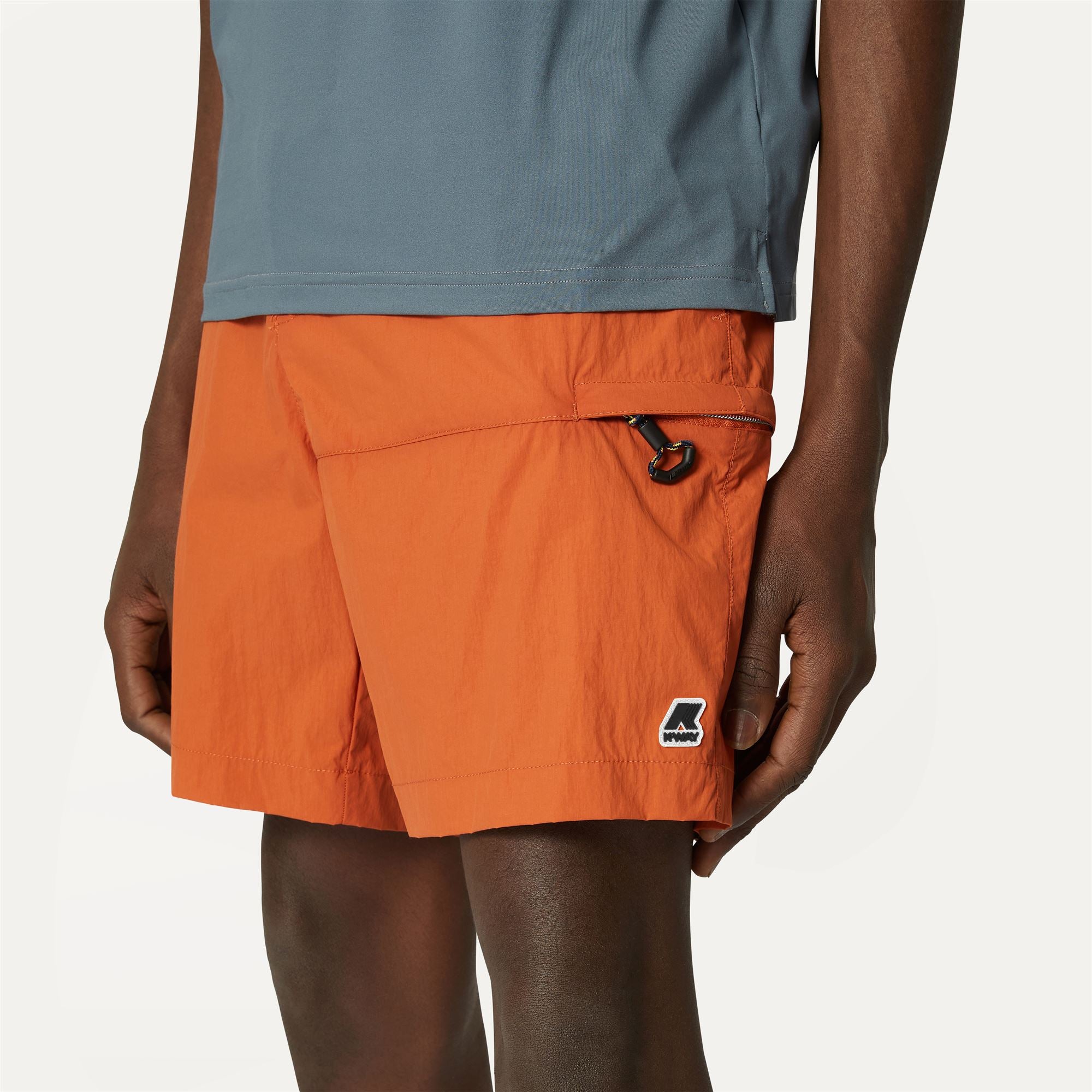 k-way-taprinne-short-cargo-homme-orange-copper image 4