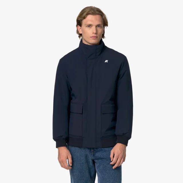 k-way-herve-st-warm-veste-marin-mi-longue-homme-blue-depth-8000mm image 1