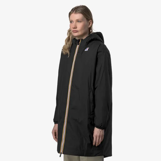 k-way-le-vrai-4-0-eiffel-east-orsetto-imperm-able-3-4-unisexe-black-pure image 1