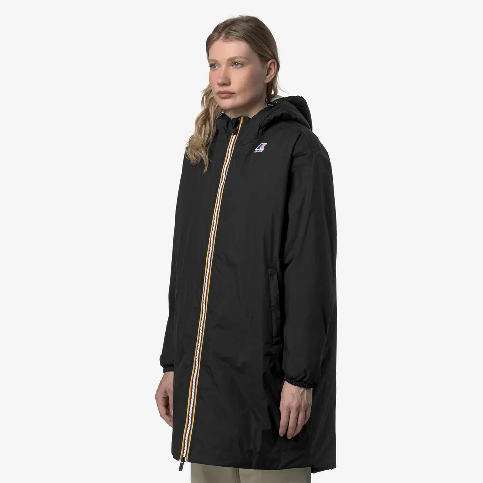 k-way-le-vrai-4-0-eiffel-east-orsetto-imperm-able-3-4-unisexe-black-pure image 1