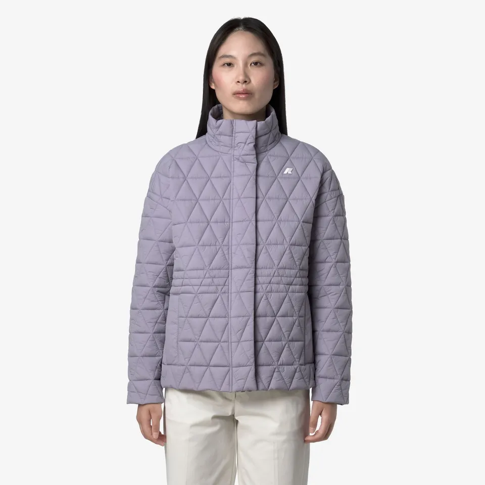 k-way-selene-diamond-quilted-warm-veste-mi-longue-femme-violet-lavender image 1