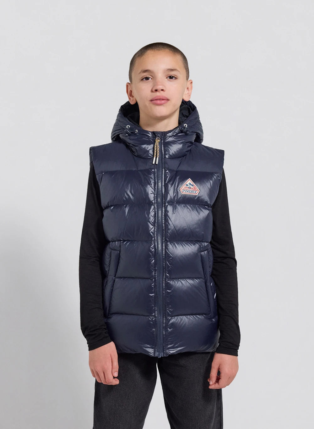 gilet-doudoune-enfant-pyrenex-john-bleu-marine-capuche image 1