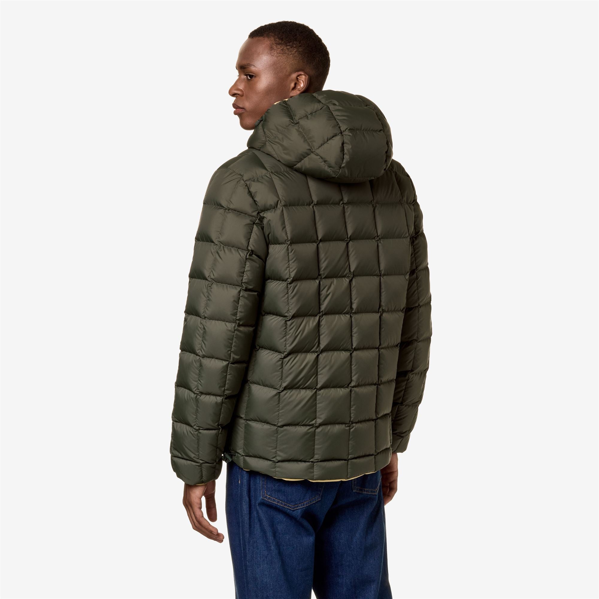 k-way-jack-st-thermo-double-veste-court-homme-yellow-z-green-b image 3