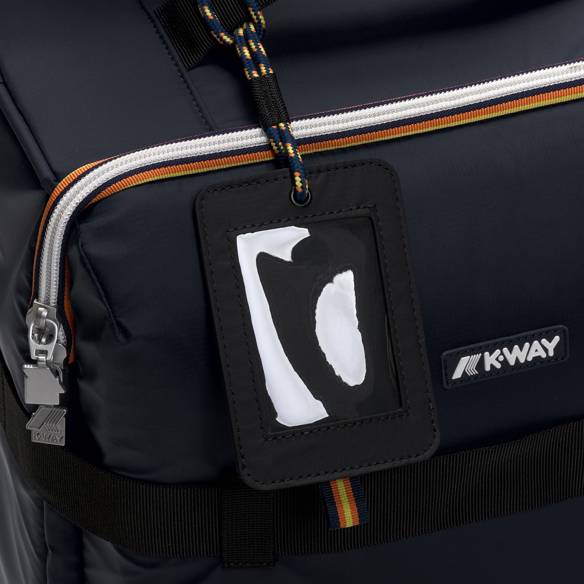 k-way-blossac-s-valise-cabine-chariot-unisexe-blue-depht-black-pure image 4