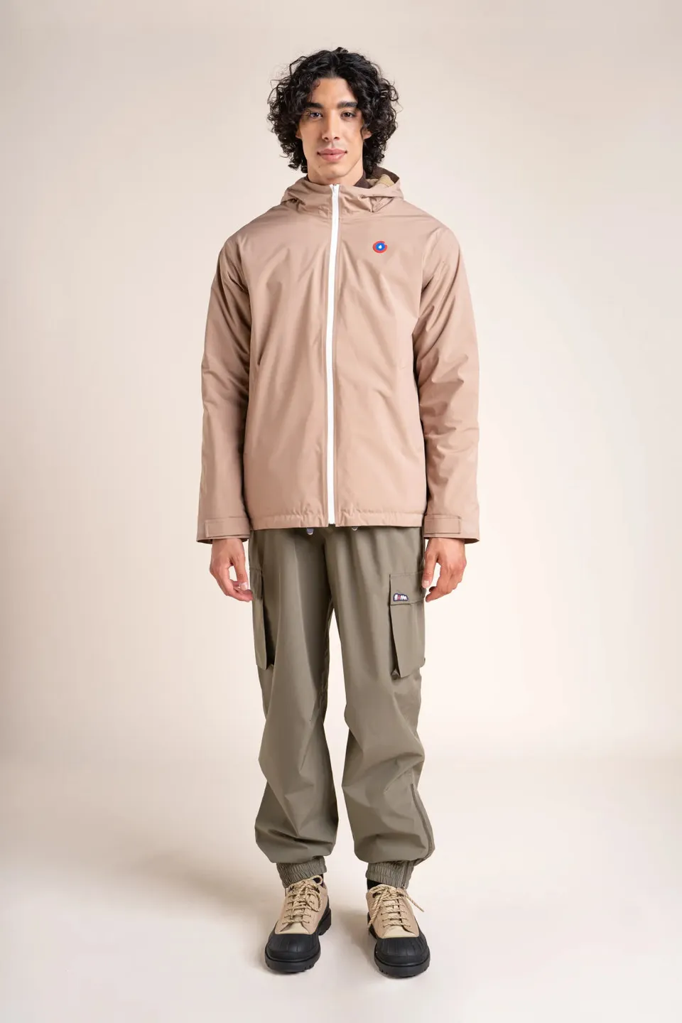 flotte-lazare-parka-courte-doubl-e-polaire-imperm-able image 1