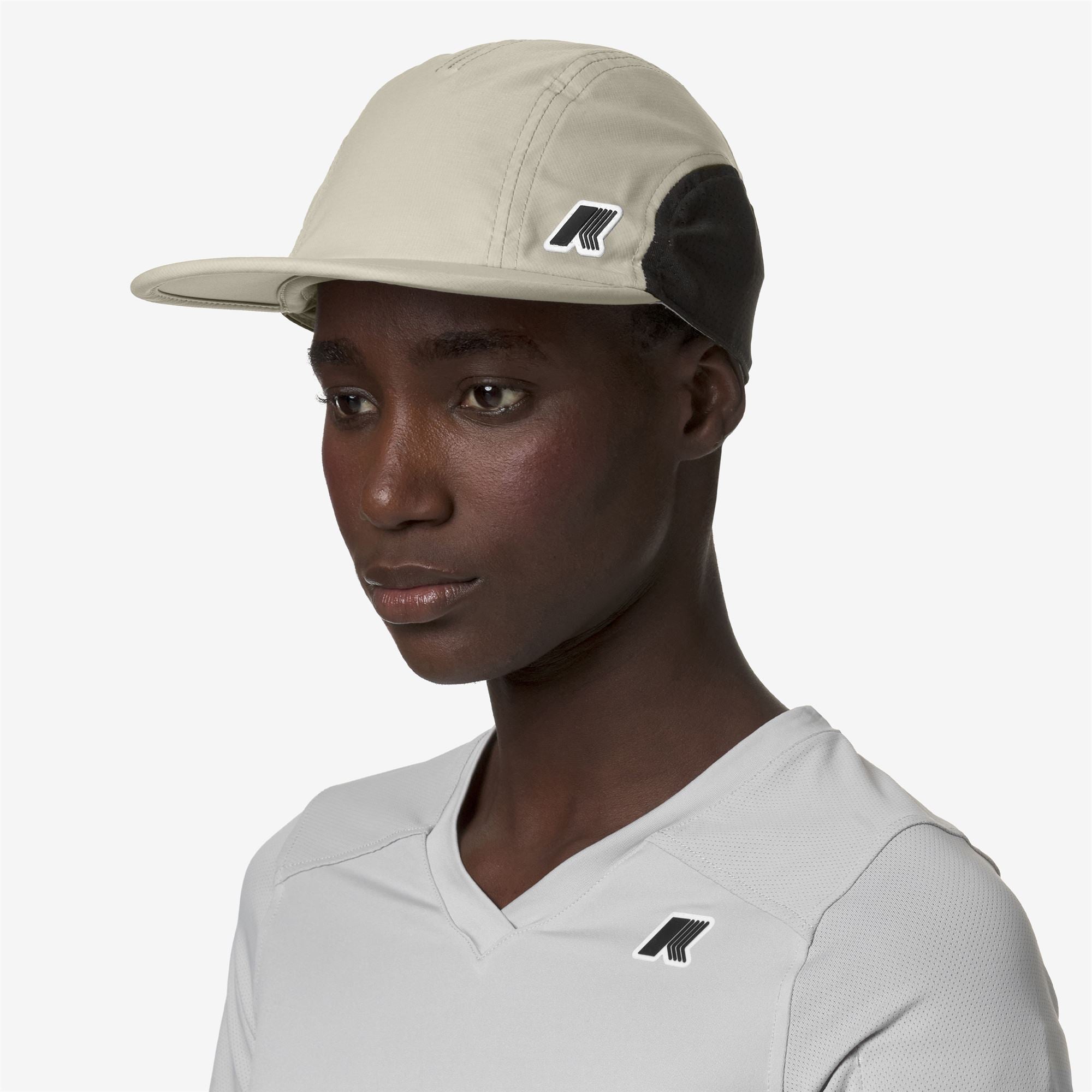 k-way-vanoise-casquette-unisexe-beige-taupe-black-pure image 1