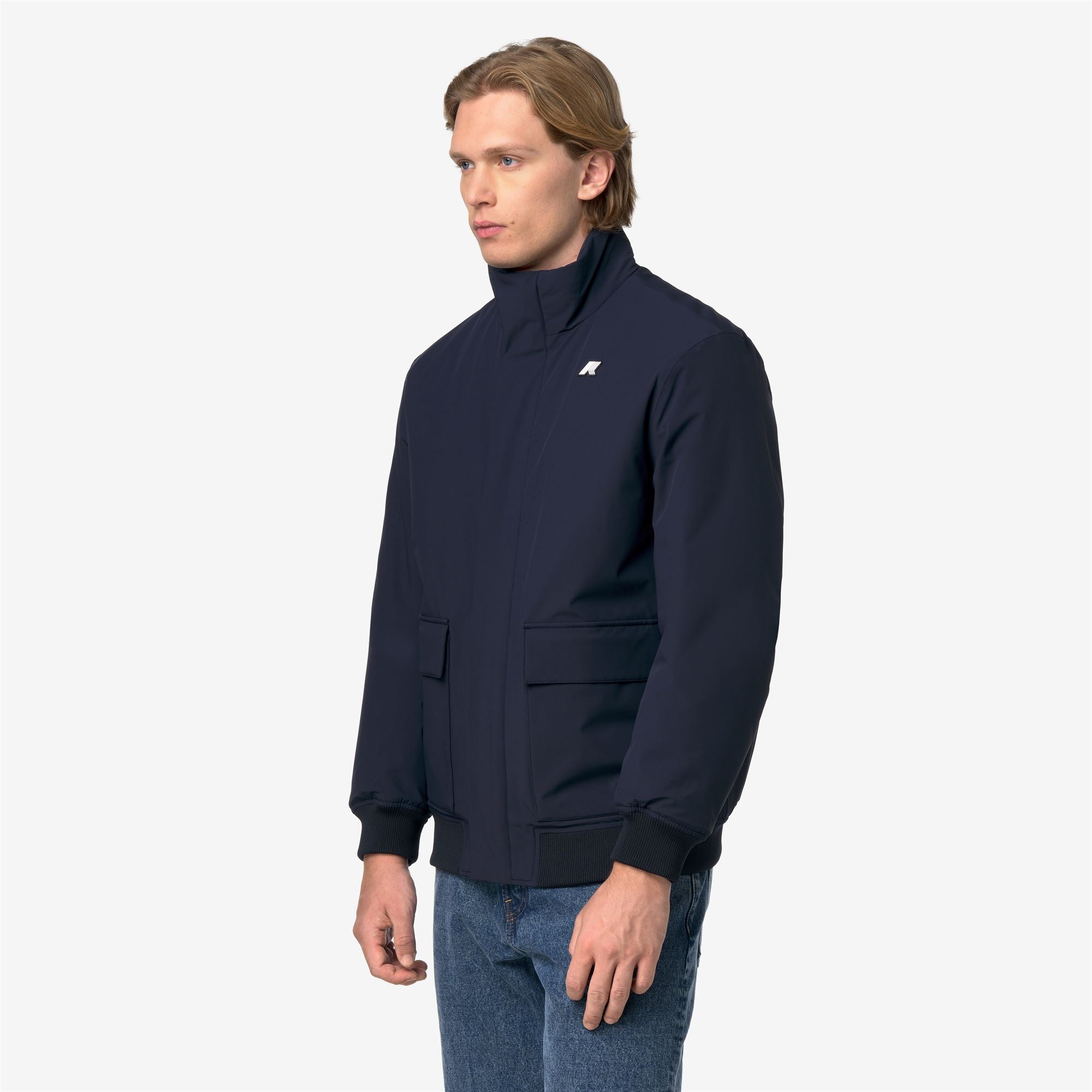 k-way-herve-st-warm-veste-marin-mi-longue-homme-blue-depth-8000mm image 2
