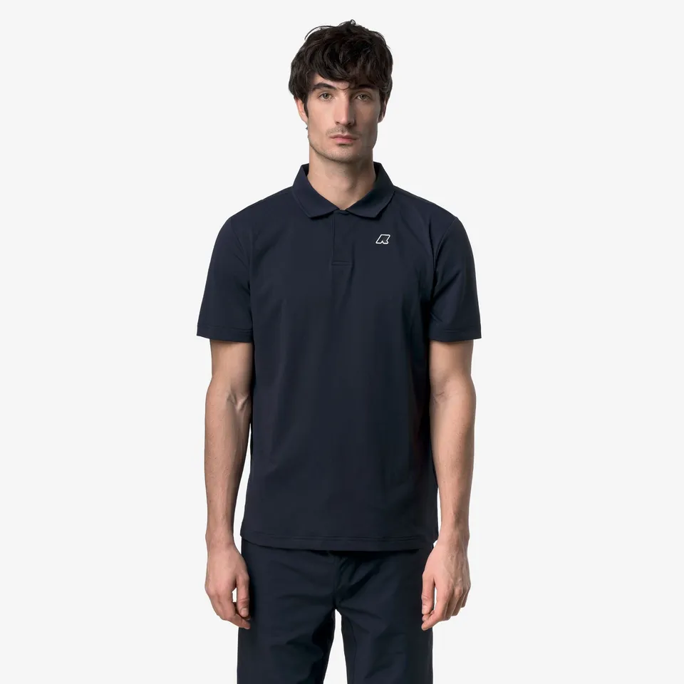 k-way-travel-polo-unisexe-blue-depth image 1