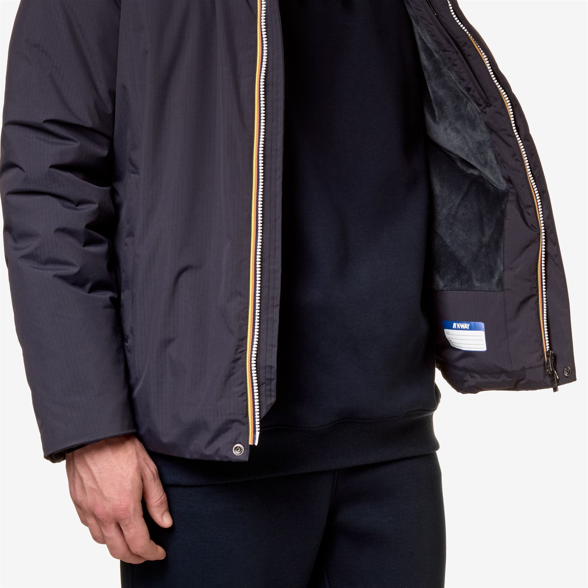 k-way-jack-ripstop-marmotta-veste-courte-homme-blue-d-blue-a image 4