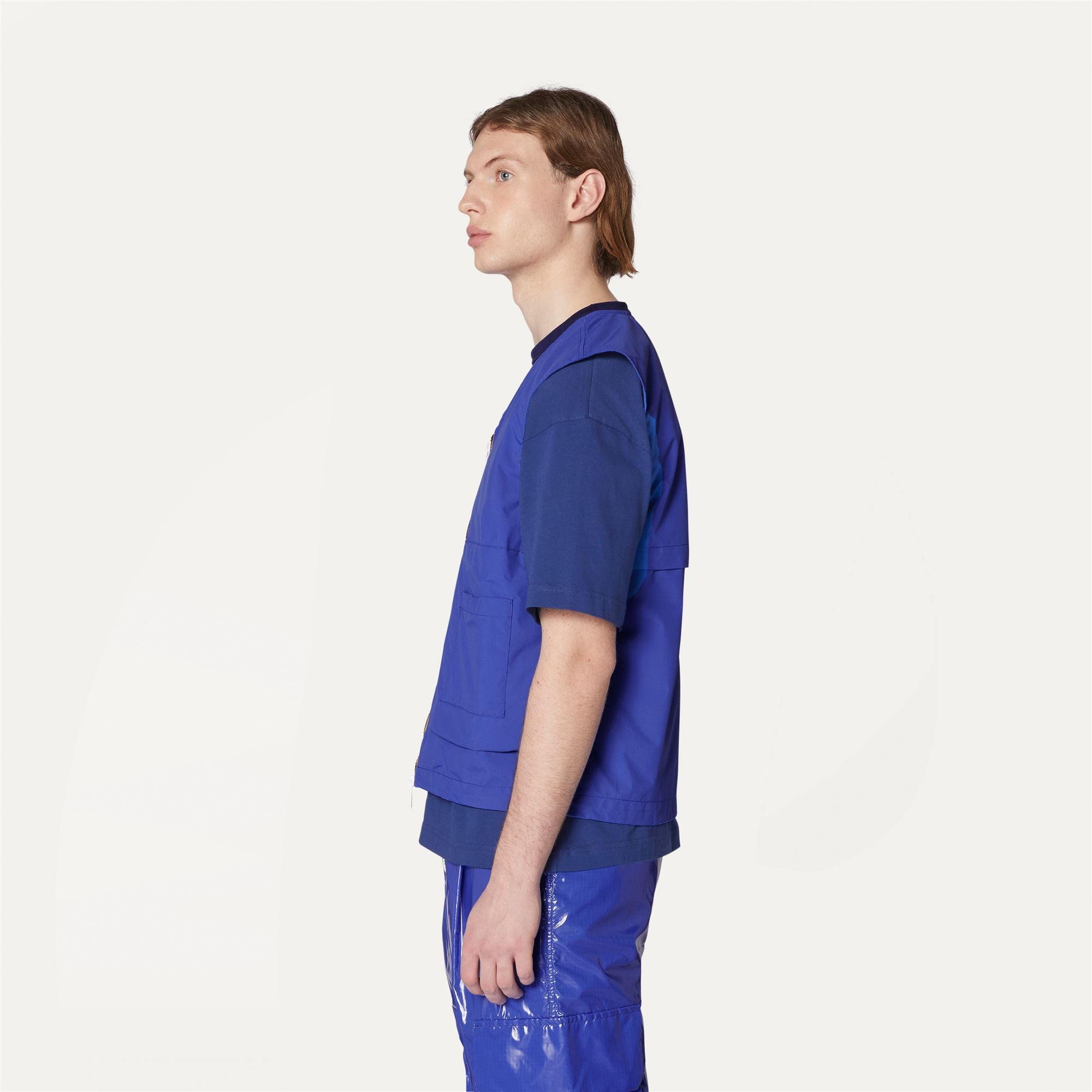 k-way-barnel-2-1-amiable-silver-gilet-unisexe-blue-royal image 2