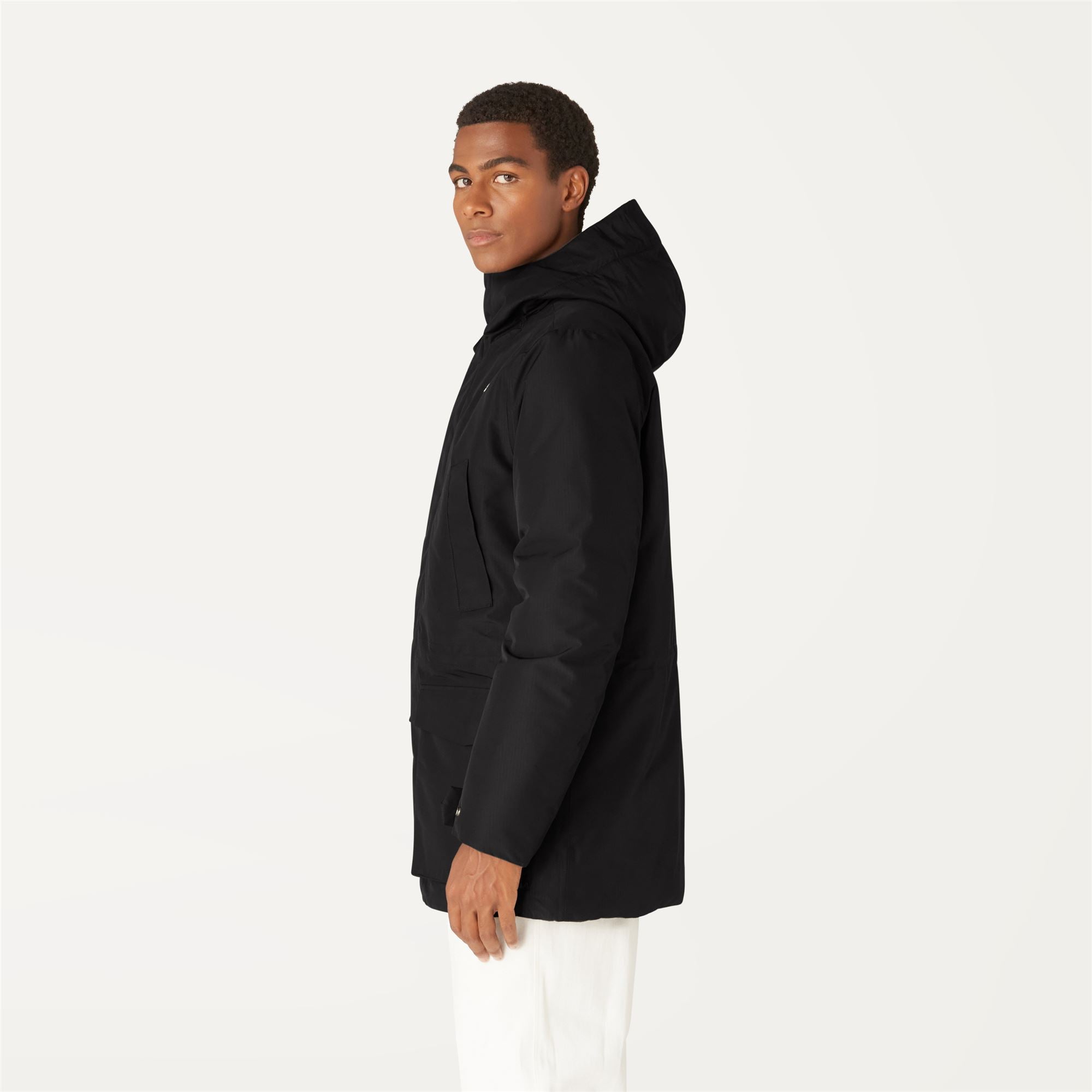 k-way-joshua-thermo-heavy-parka-mi-longue-homme-black-pure-blue-depth image 2