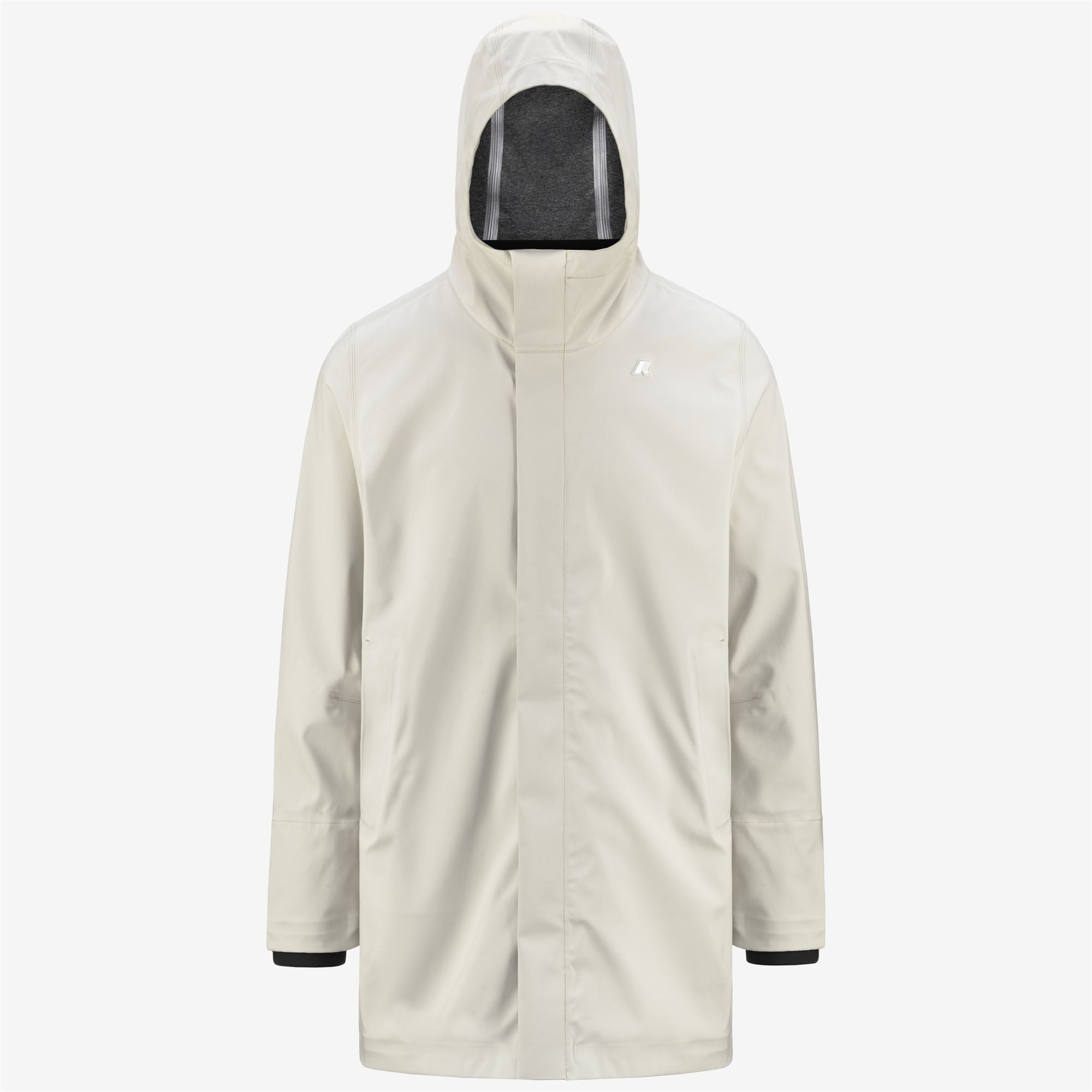 k-way-tommy-bonded-jersey-parka-3-4-homme-beige-lt image 5
