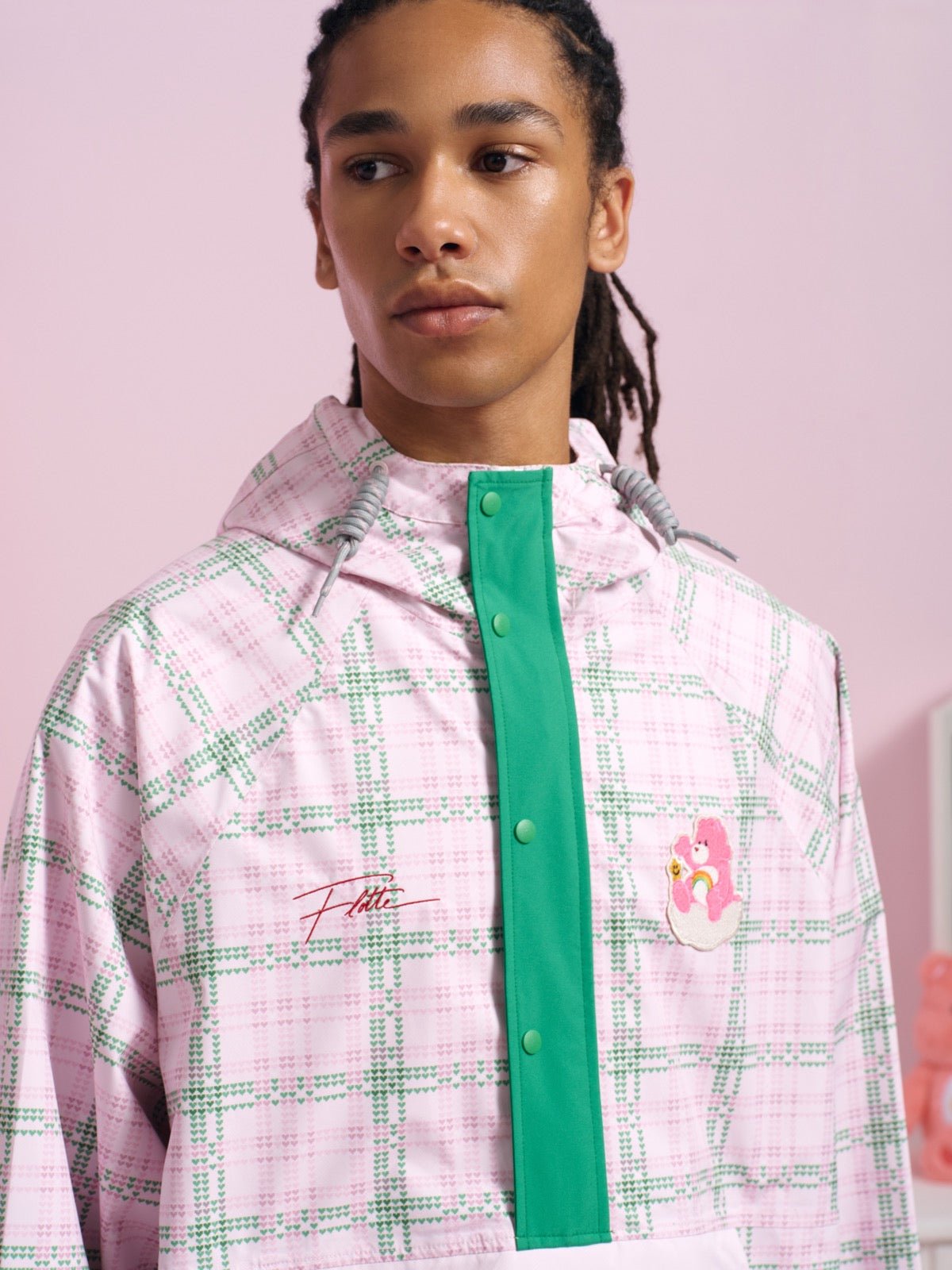 flotte-gabriel-poncho-imperm-able-bisounours-care-bears-tartan image 6
