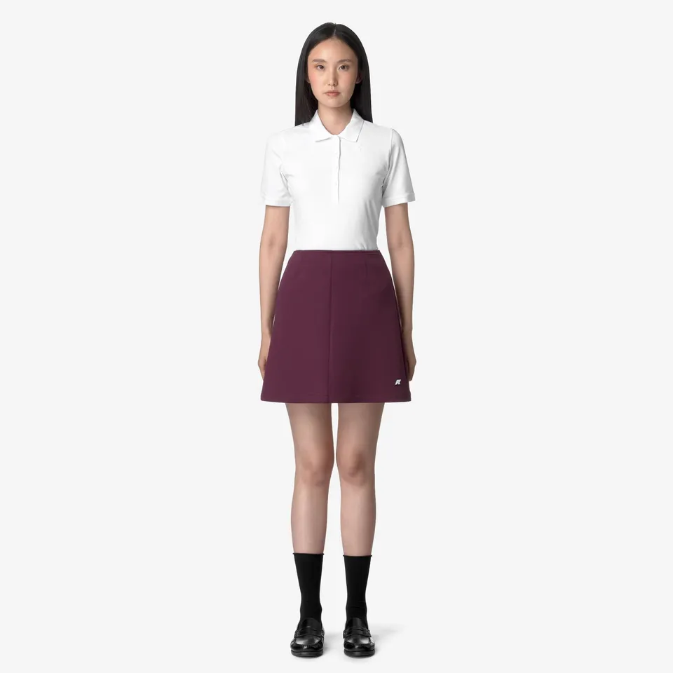 k-way-vitty-light-spacer-jupe-courte-femme-violet-dk-purple image 1