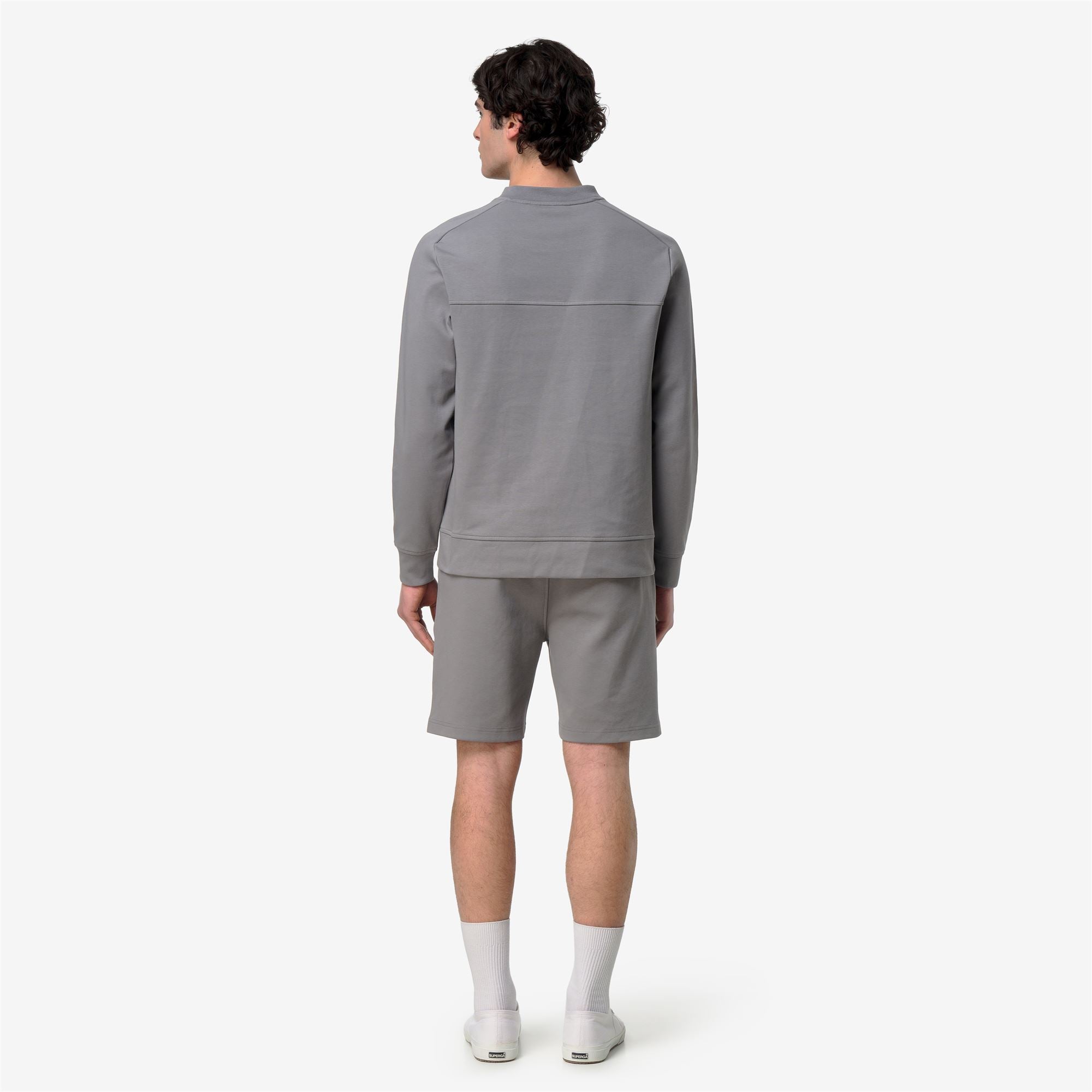 k-way-medine-interlock-sweat-pull-homme-grey-frost image 3