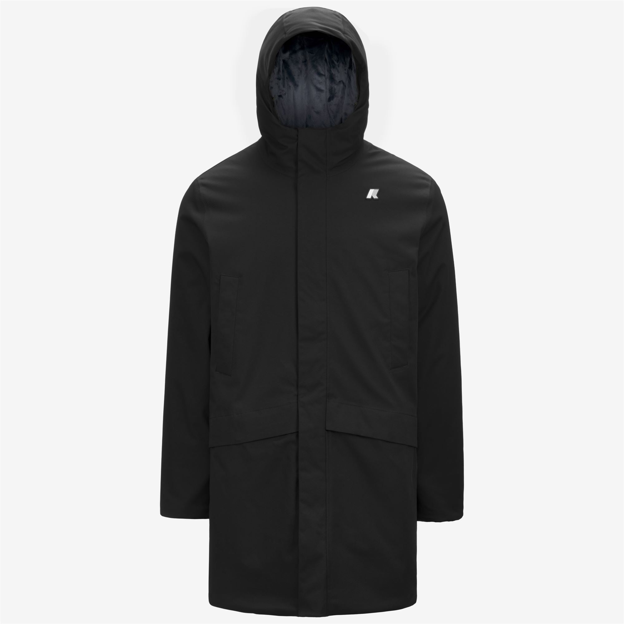 k-way-jarno-twill-marmotta-veste-3-4-homme-black-p-blue-a image 5