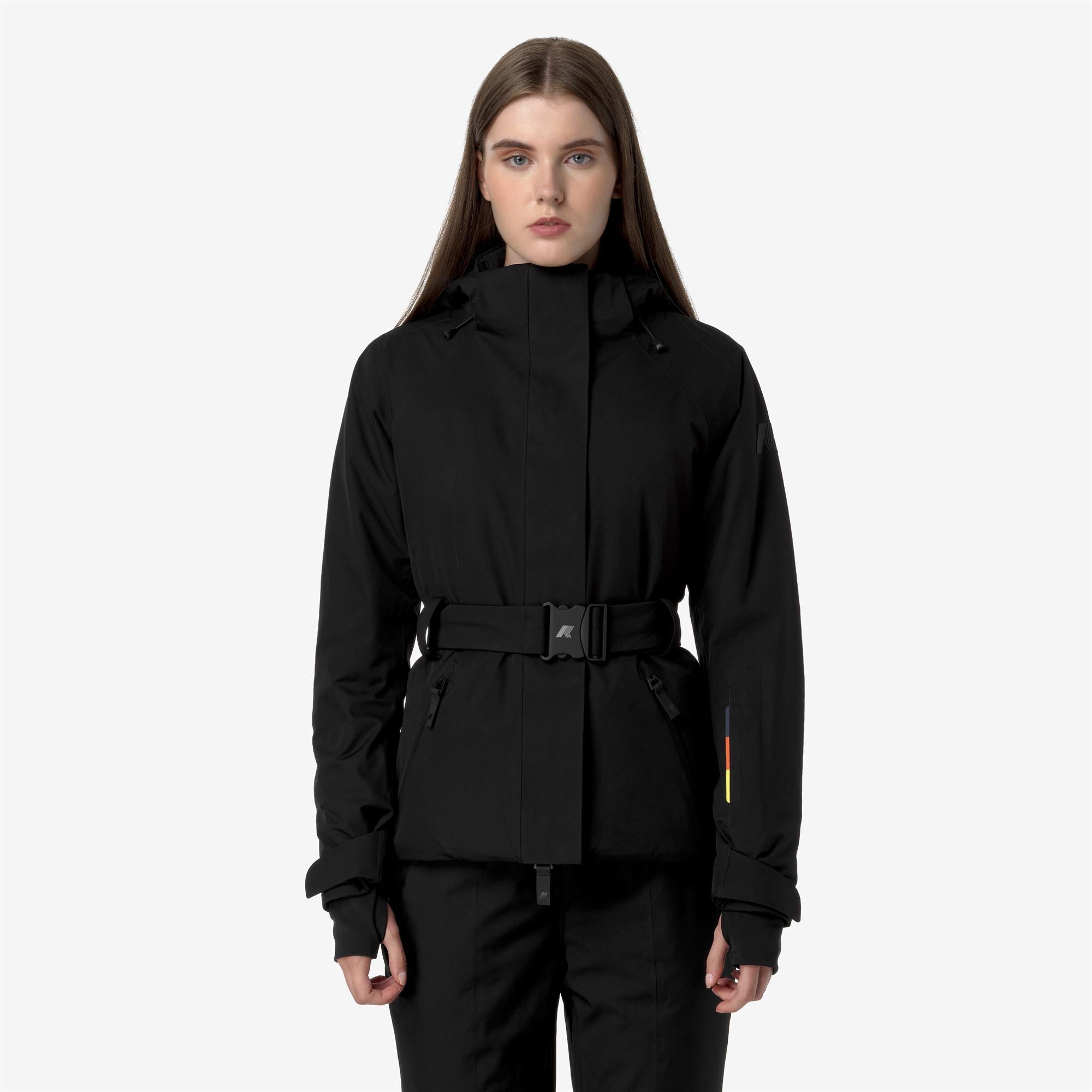 k-way-chevril-microtwill-2l-veste-femme-black-pure image 1