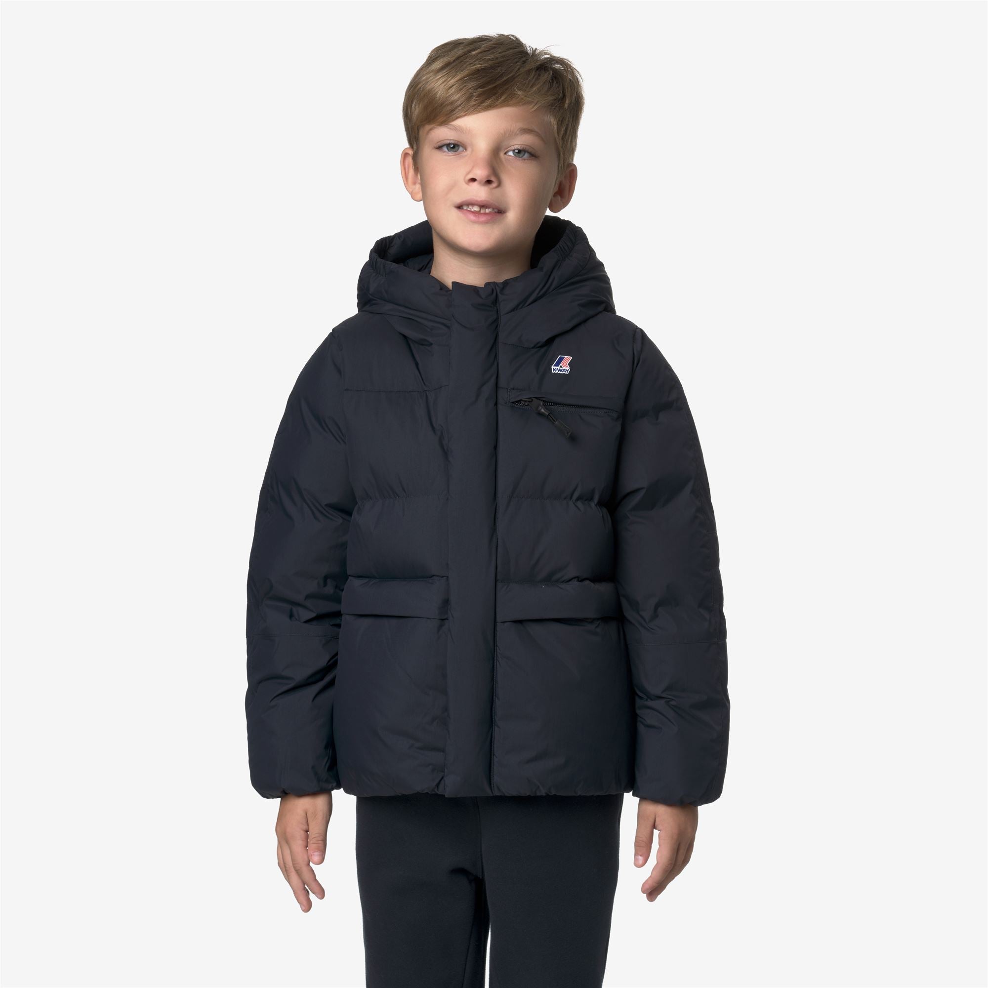 k-way-le-vrai-4-0-aurele-heavy-warm-doudoune-enfant-blue-depth image 1