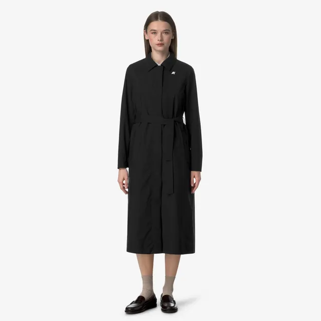 k-way-barbra-stretch-2l-veste-longue-femme-black-pure image 1