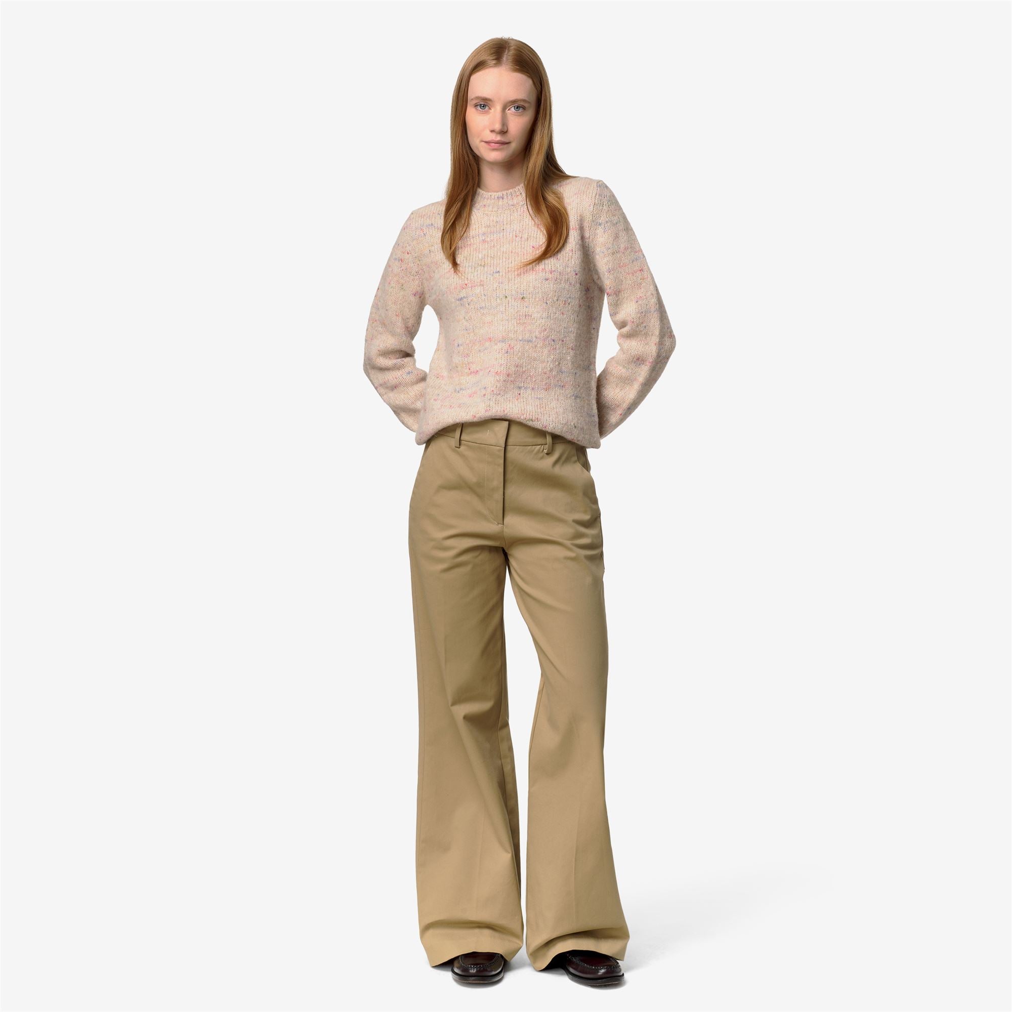 k-way-tyanne-twill-tech-peach-pantalon-chino-femme-beige-khaki image 4