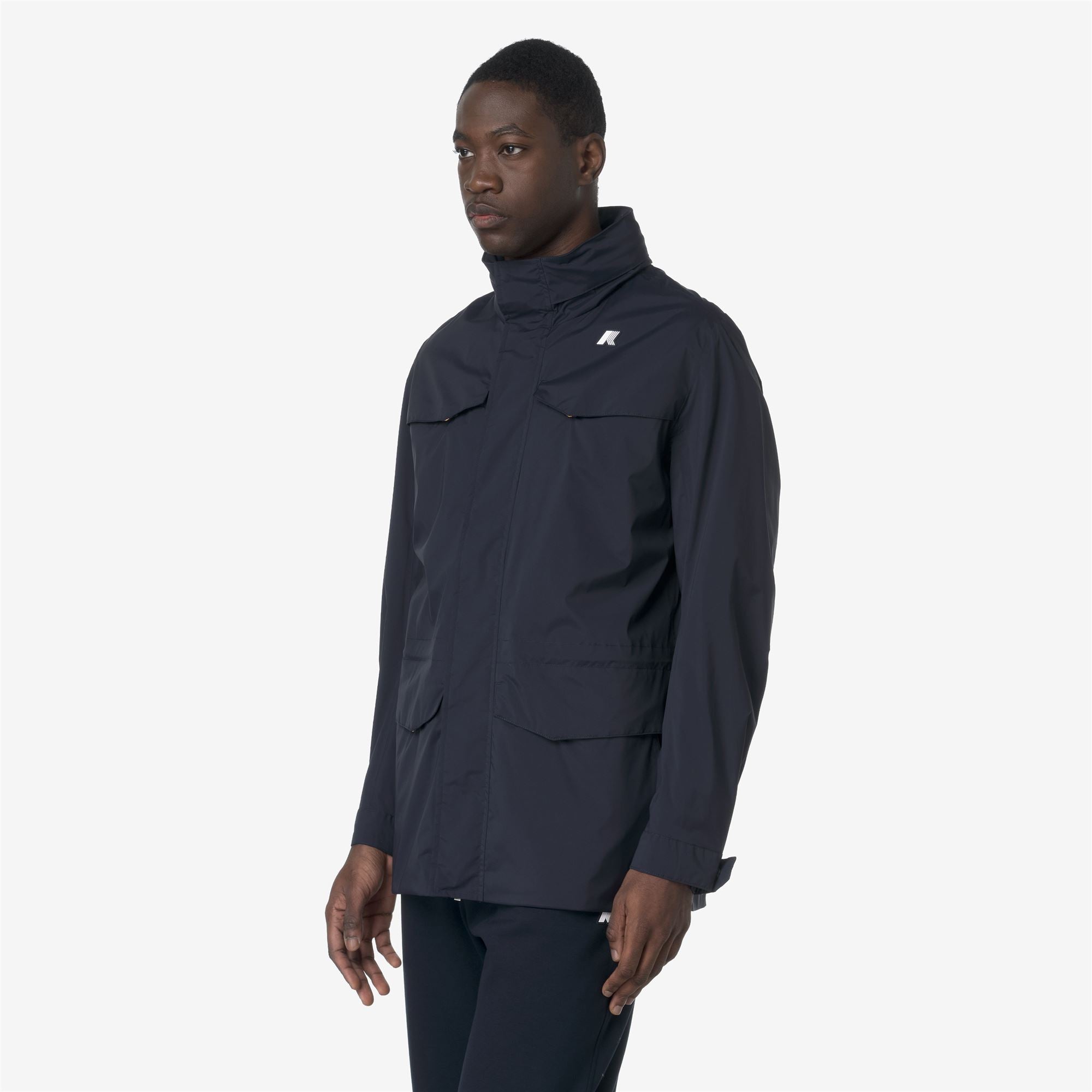 k-way-manuel-stretch-nylon-jersey-veste-milieu-homme-blue-depth image 2