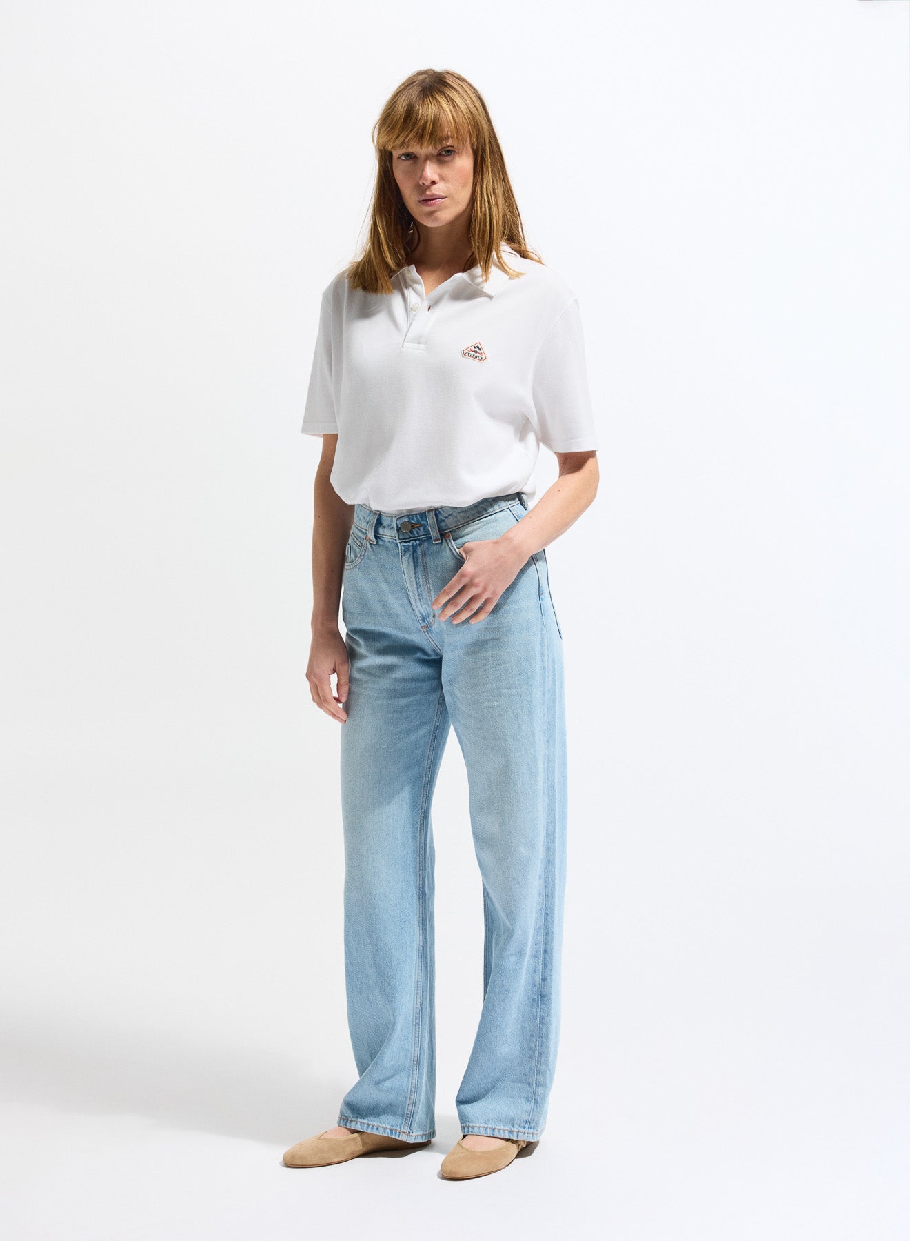 pyrenex-cobalt-polo-homme-coton-bio-blanc image 4
