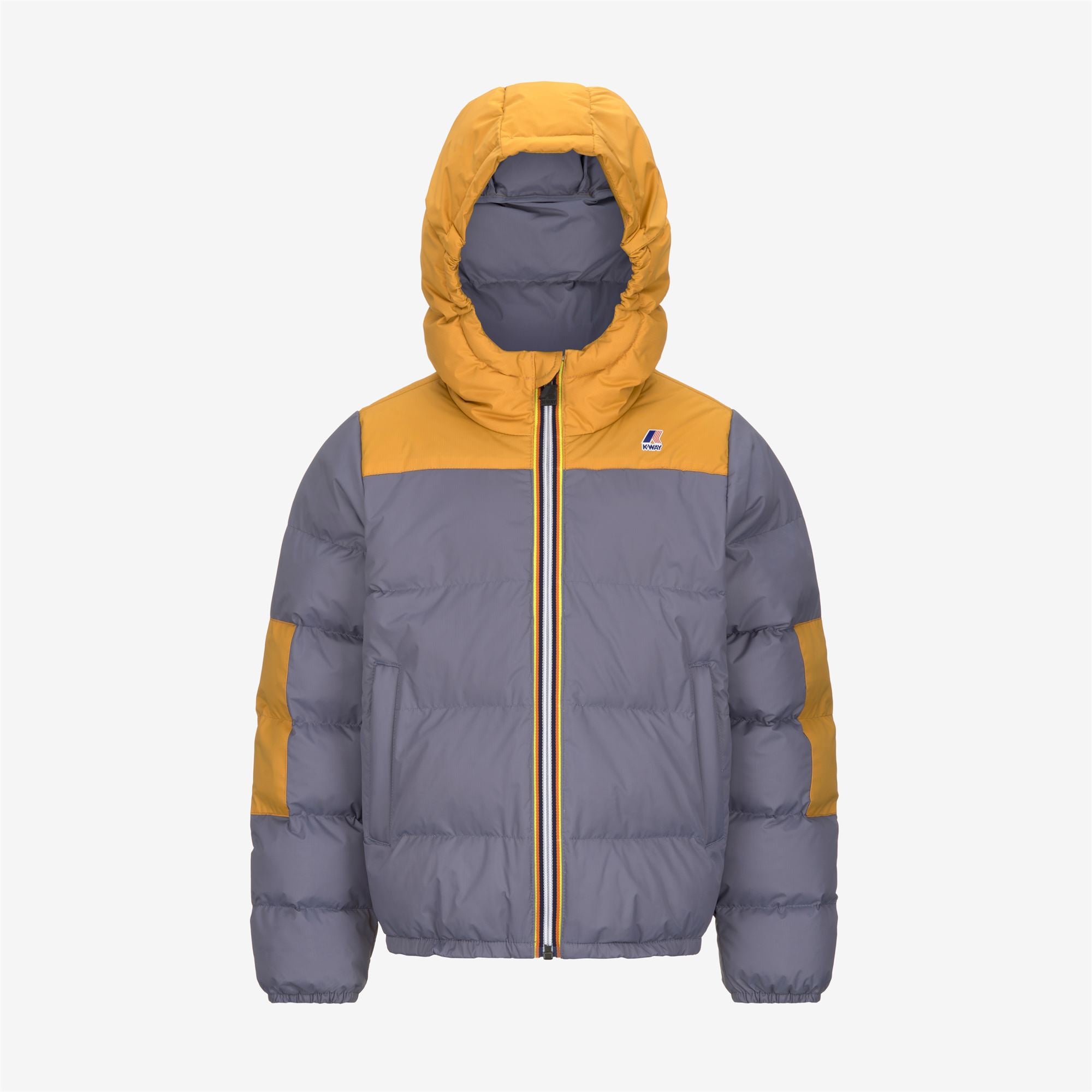 k-way-le-vrai-3-0-claude-heavy-warm-veste-enfant-grey-blue-avio-yellow-inca image 5
