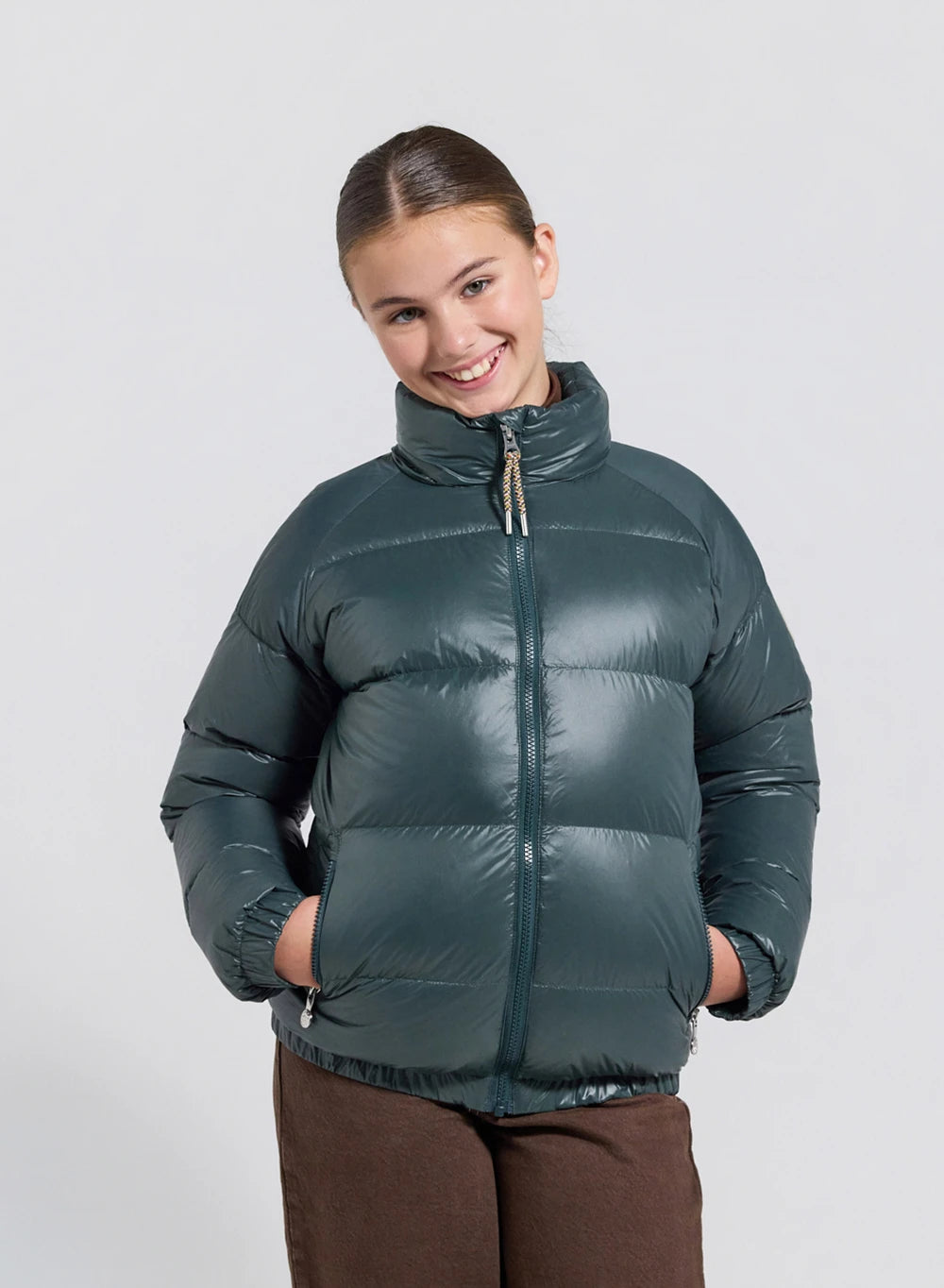 doudoune-enfant-pyrenex-vintage-mythic-vert-fonc image 1