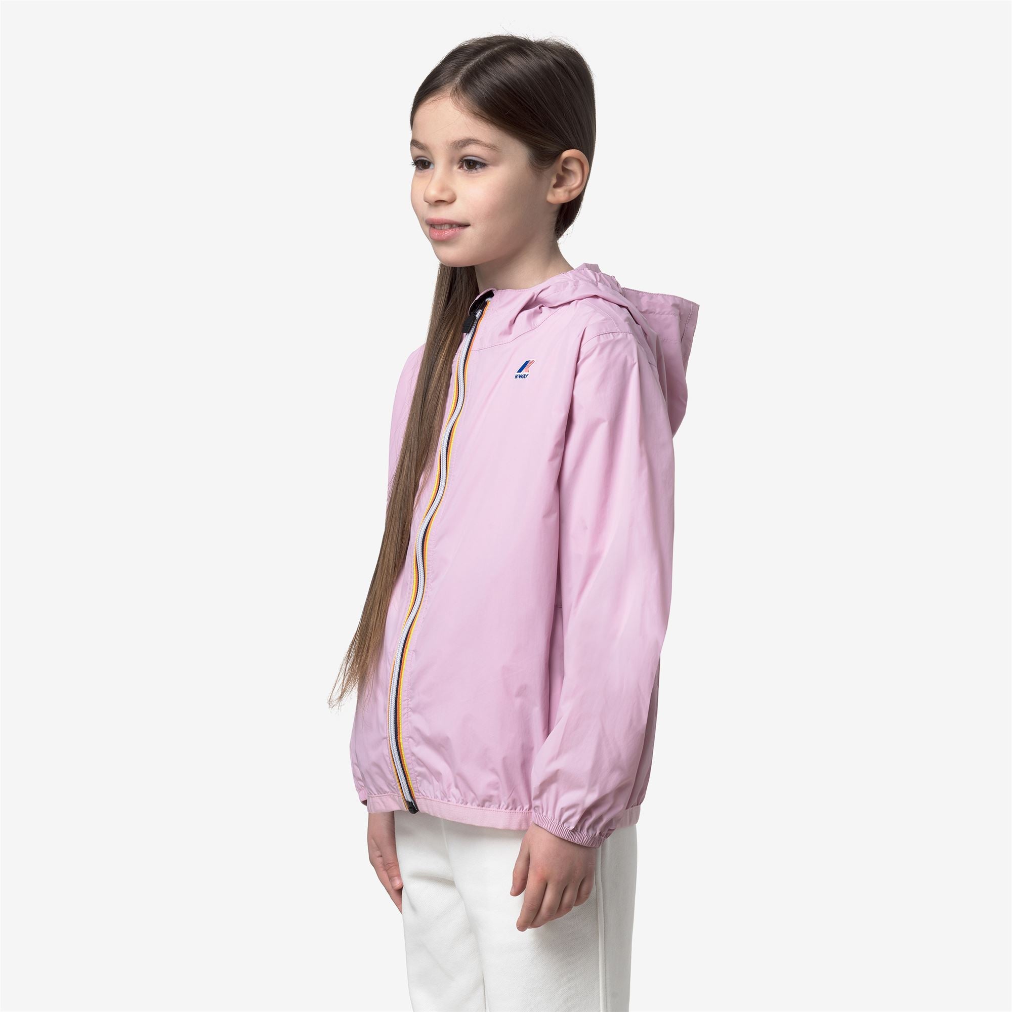 k-way-le-vrai-4-0-claude-veste-coupe-vent-imperm-able-enfant-unisexe-pink-lavend image 2