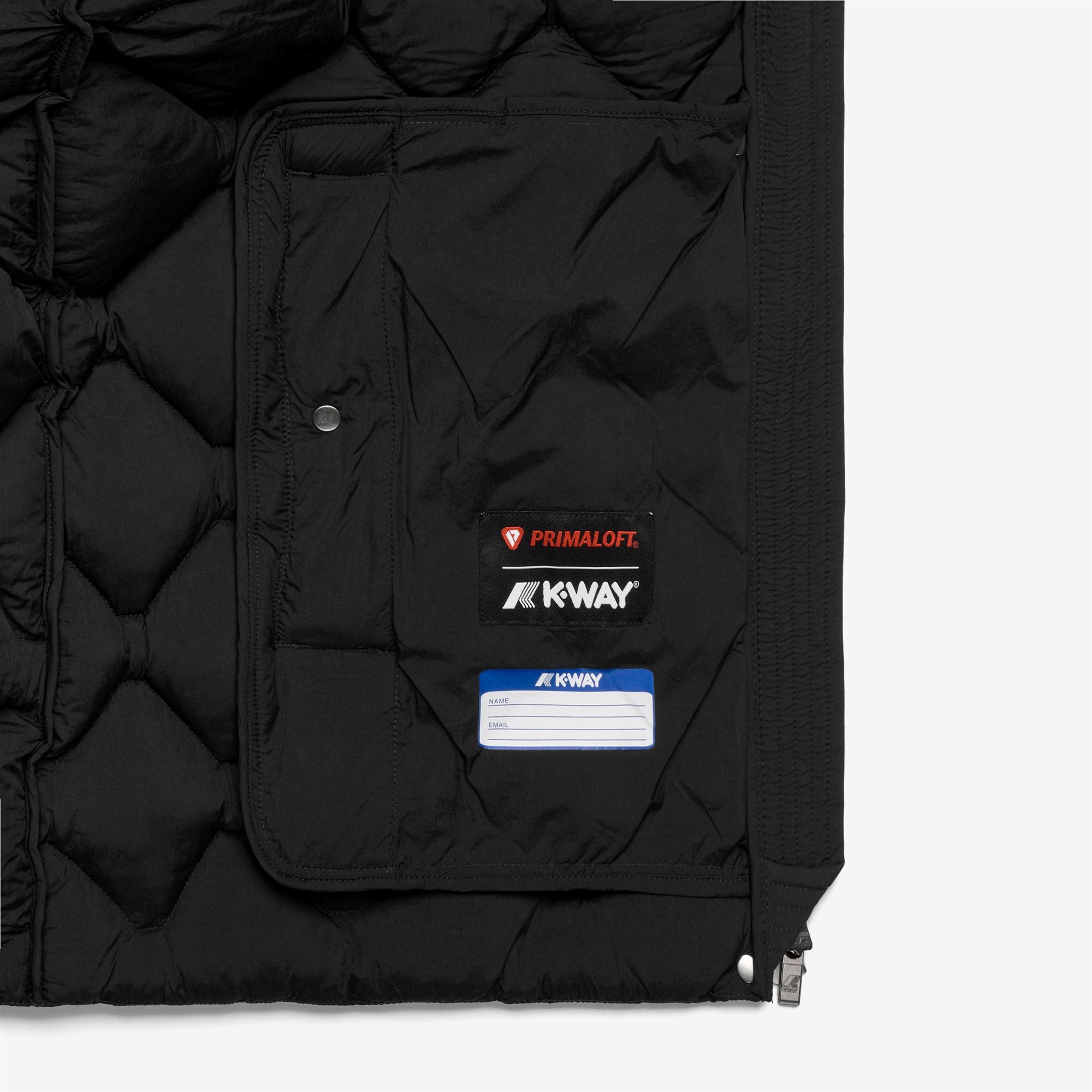 k-way-siphane-hybrid-warm-shell-veste-mi-longue-femme-black-pure image 6