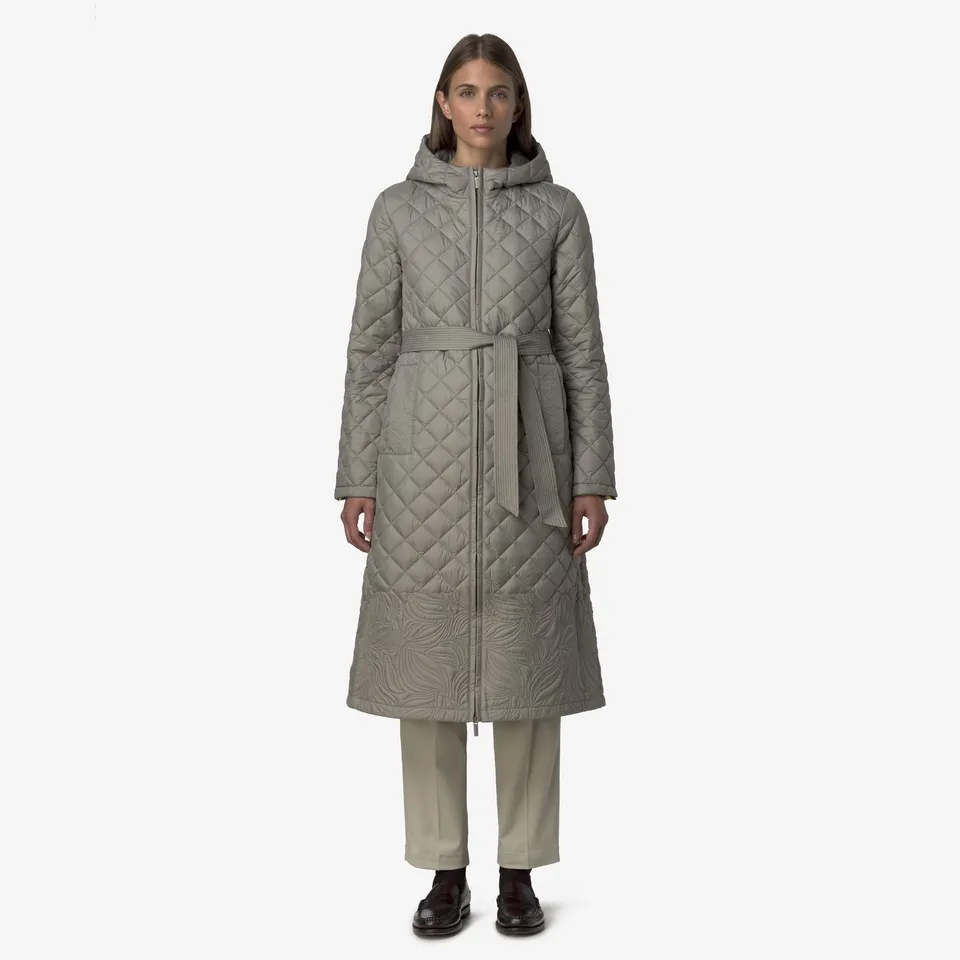 k-way-adelaid-premium-warm-veste-longue-matelass-e-femme-green-oak image 1
