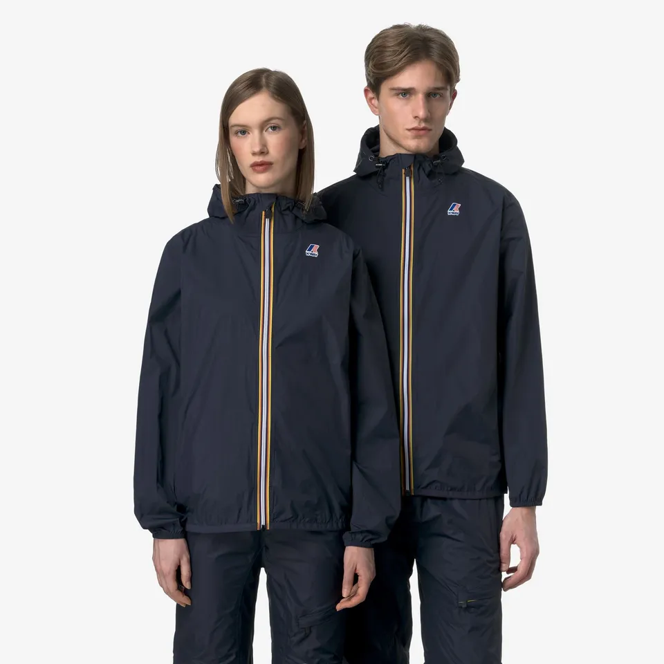 k-way-le-vrai-4-0-claude-veste-coupe-vent-unisexe-blue-depth image 1