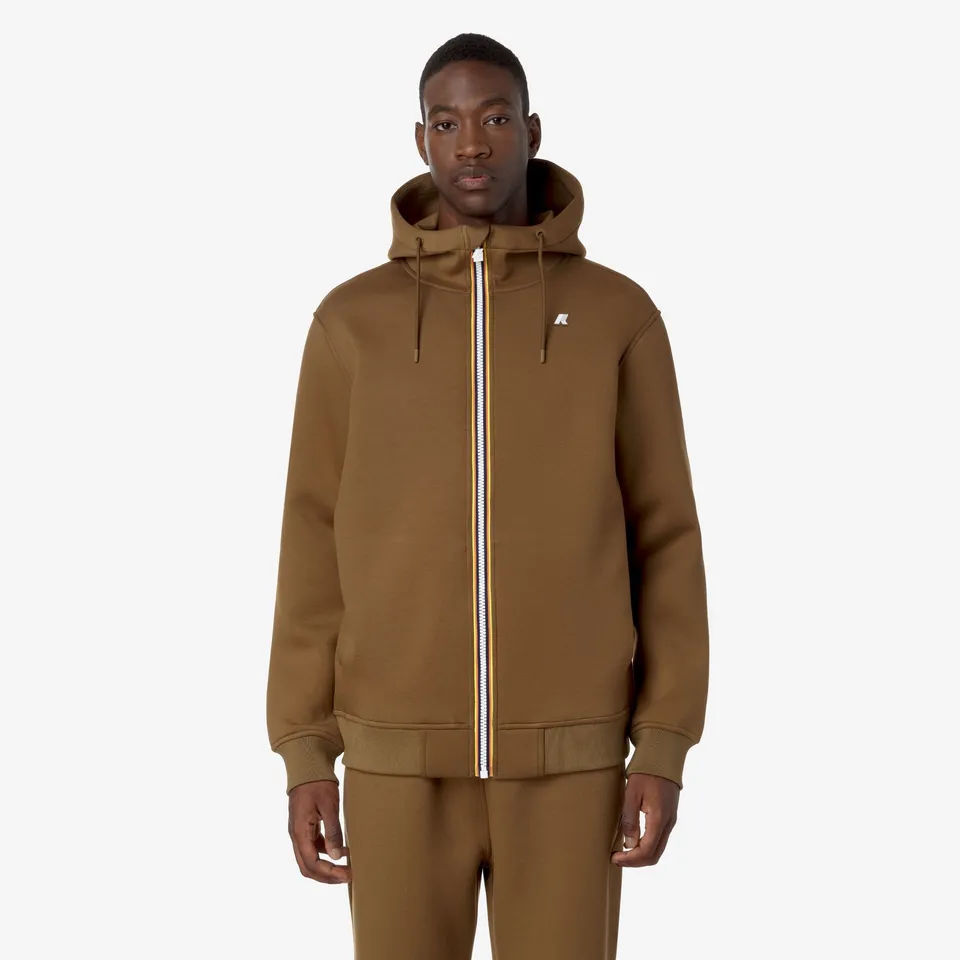 k-way-rainer-spacer-veste-polaire-homme-brown-corda image 1