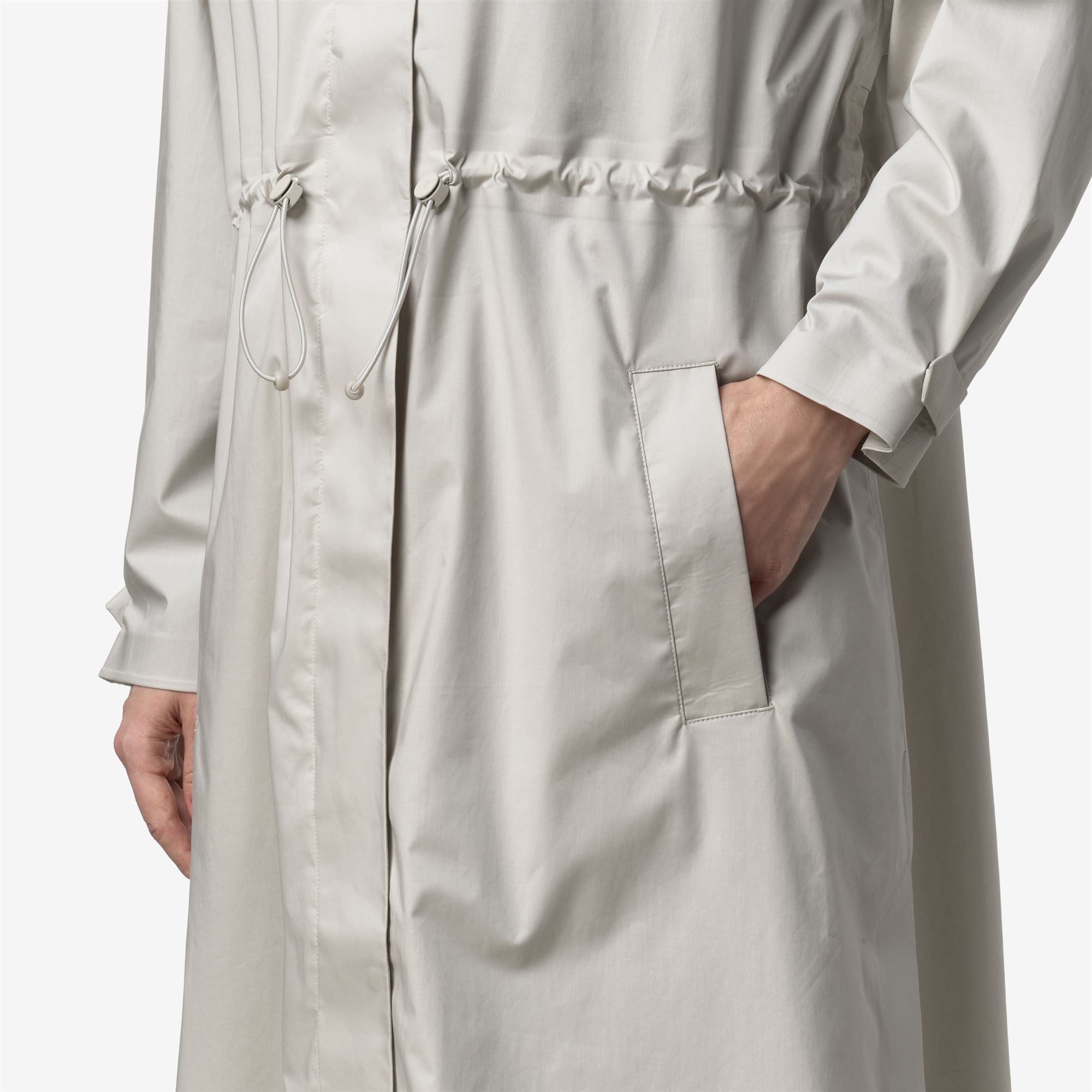 k-way-barbrein-cotton-3layers-manteau-long-femme-beige-lt image 4