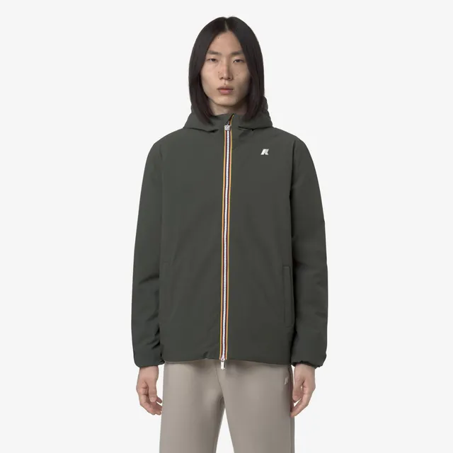 k-way-jack-st-warm-double-veste-r-versible-homme-green-blackish-green-oak image 1