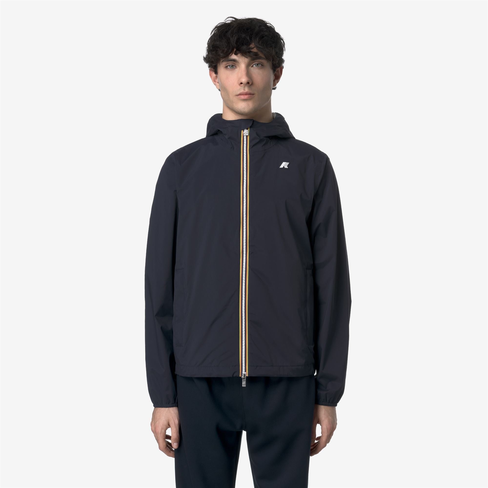 k-way-jack-stretch-nylon-jersey-veste-court-homme-blue-depth image 1