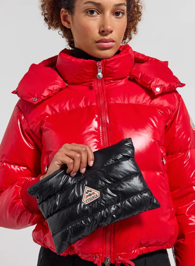 pyrenex-down-pouch-pochette-matelass-e-en-duvet-vintage-noire image 1