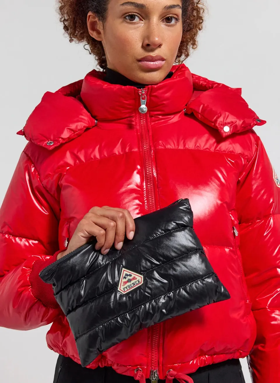 pyrenex-down-pouch-pochette-matelass-e-en-duvet-vintage-noire image 1