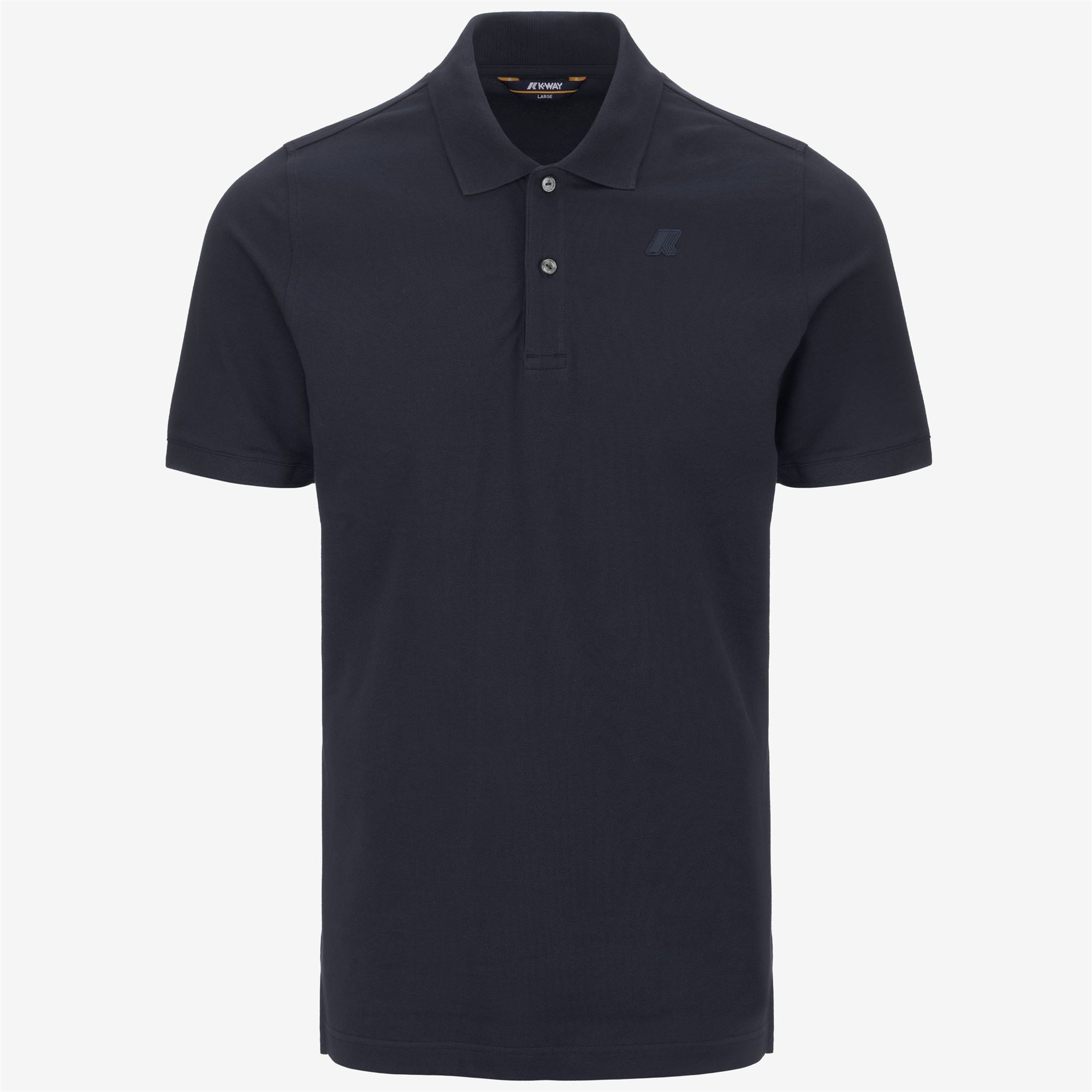 k-way-amedee-pique-slim-polo-homme-blue-depth image 5