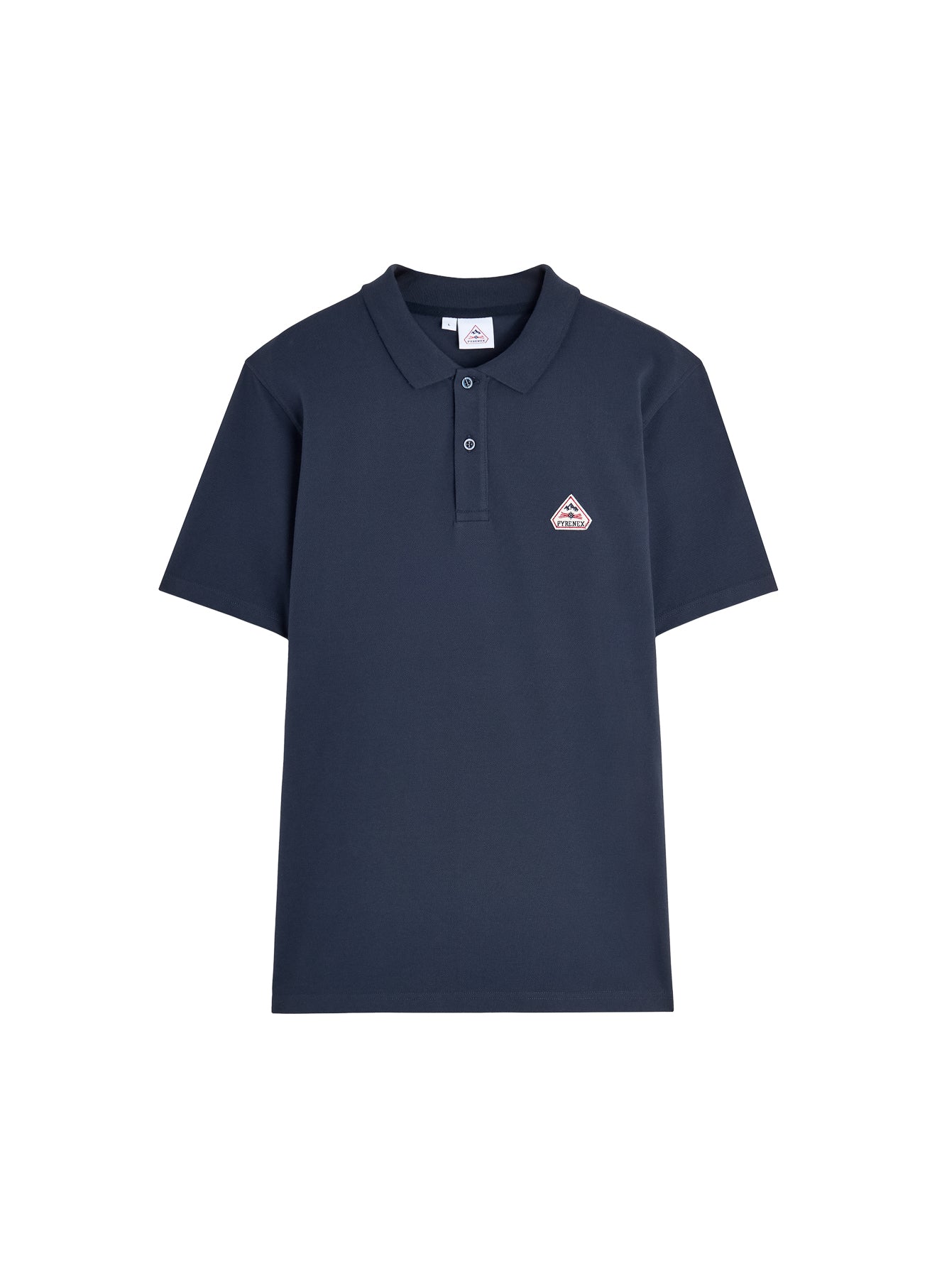 pyrenex-cobalt-polo-homme-coton-biologique-bleu-marine image 3