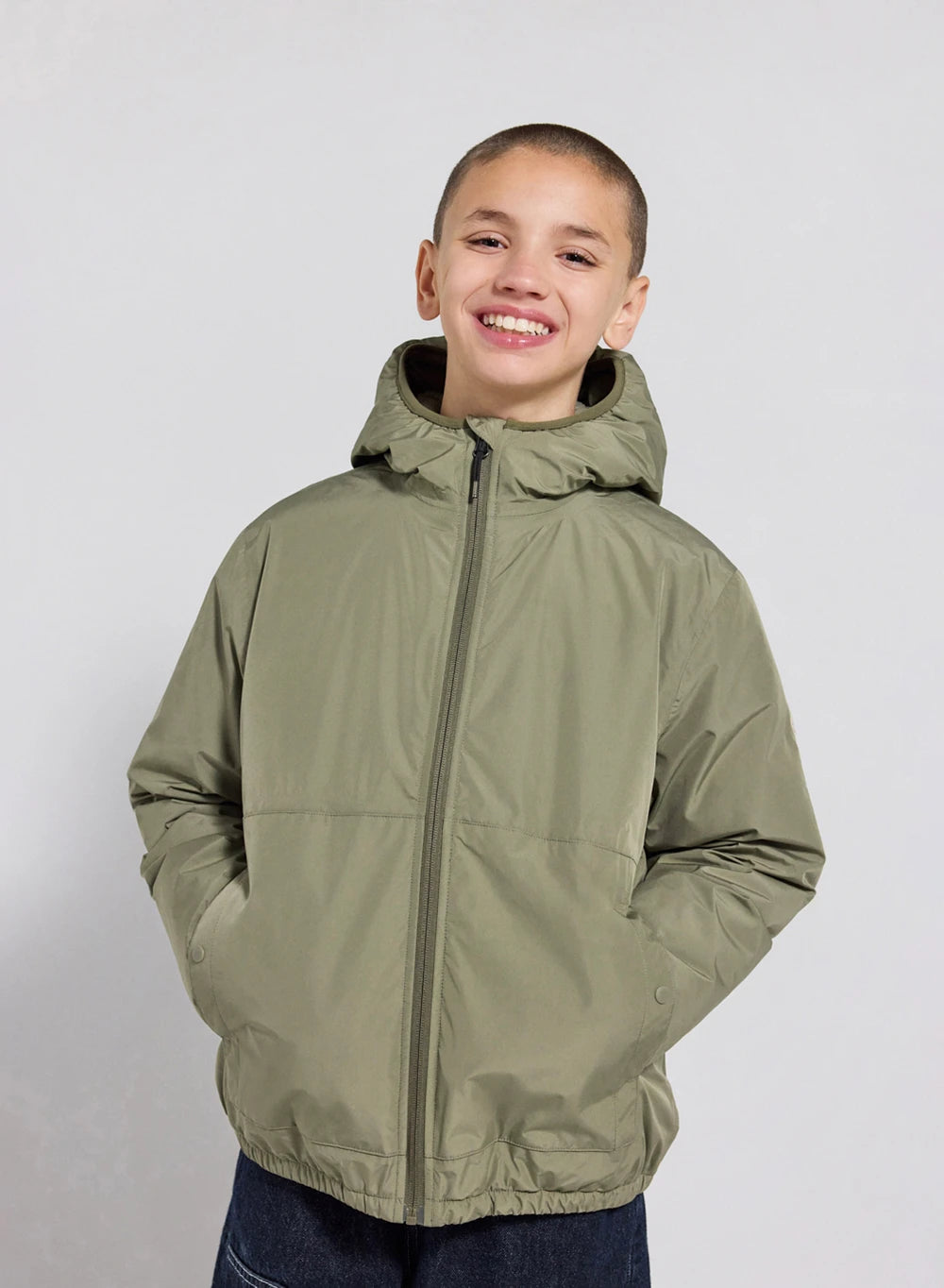 pyrenex-density-blouson-imperm-able-enfant-kaki-clair image 2