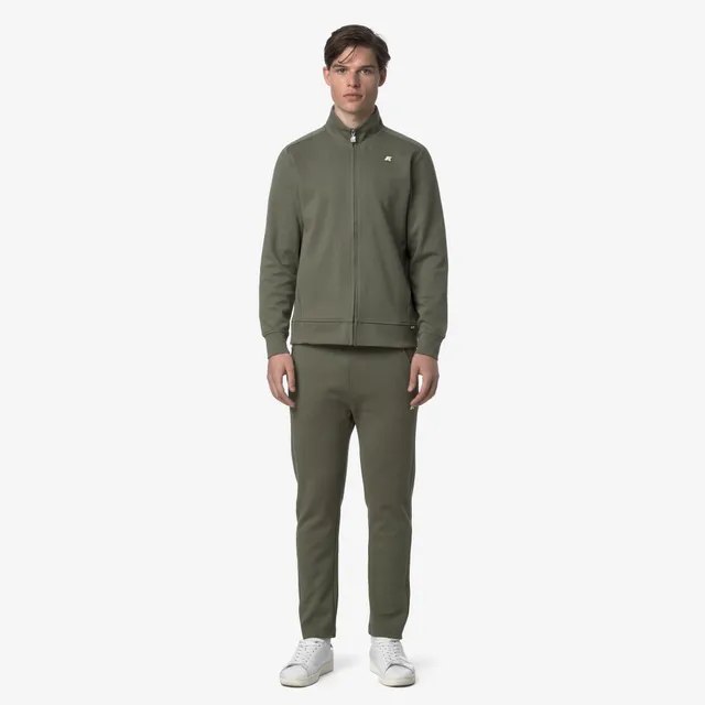 k-way-iton-interlock-pantalon-de-sport-homme-green-lichen image 1