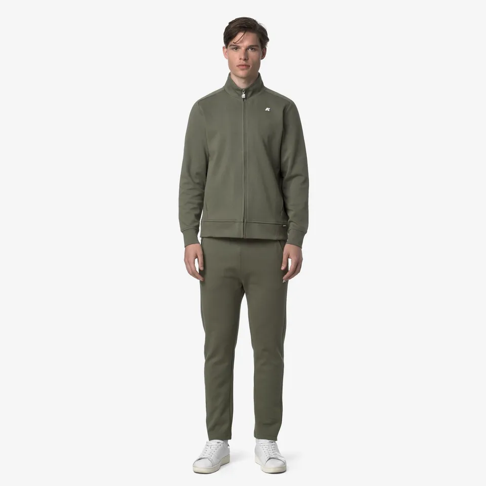 k-way-iton-interlock-pantalon-de-sport-homme-green-lichen image 1