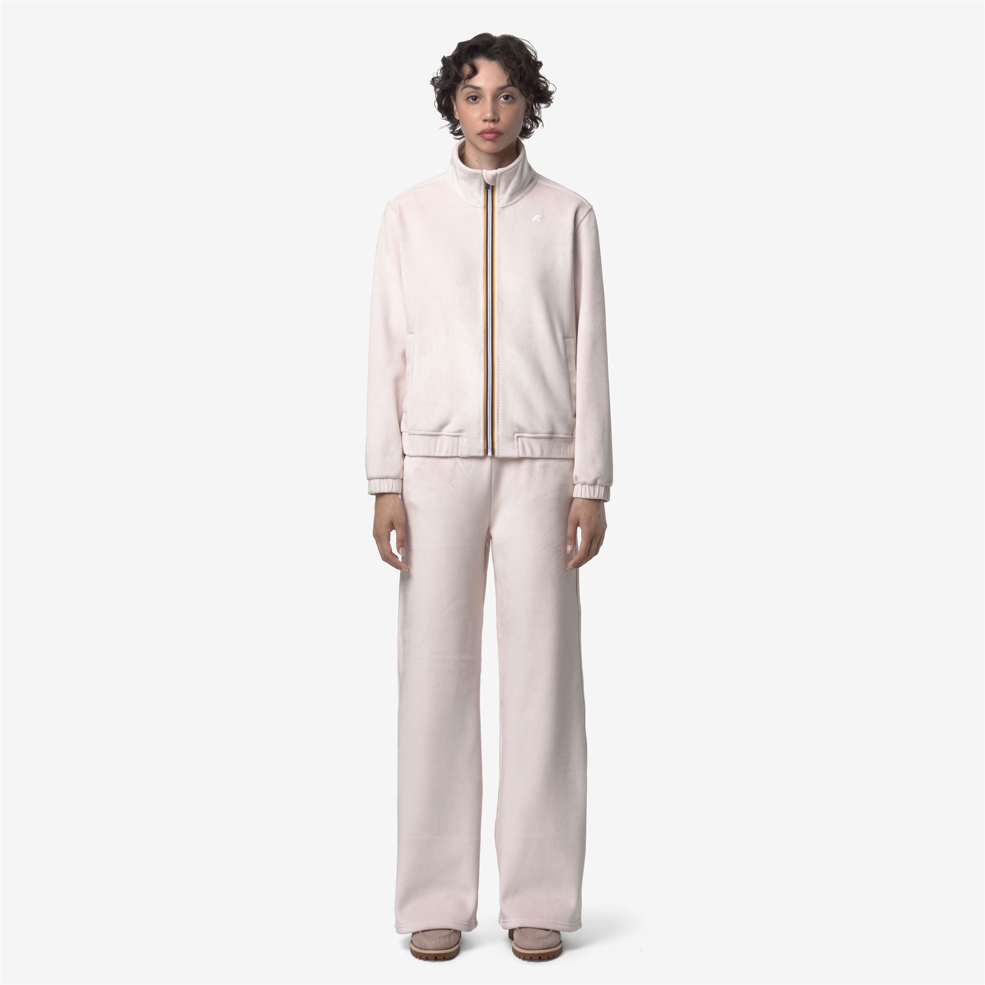 k-way-jenny-velour-polar-pantalon-de-sport-femme-rose-hushed image 1
