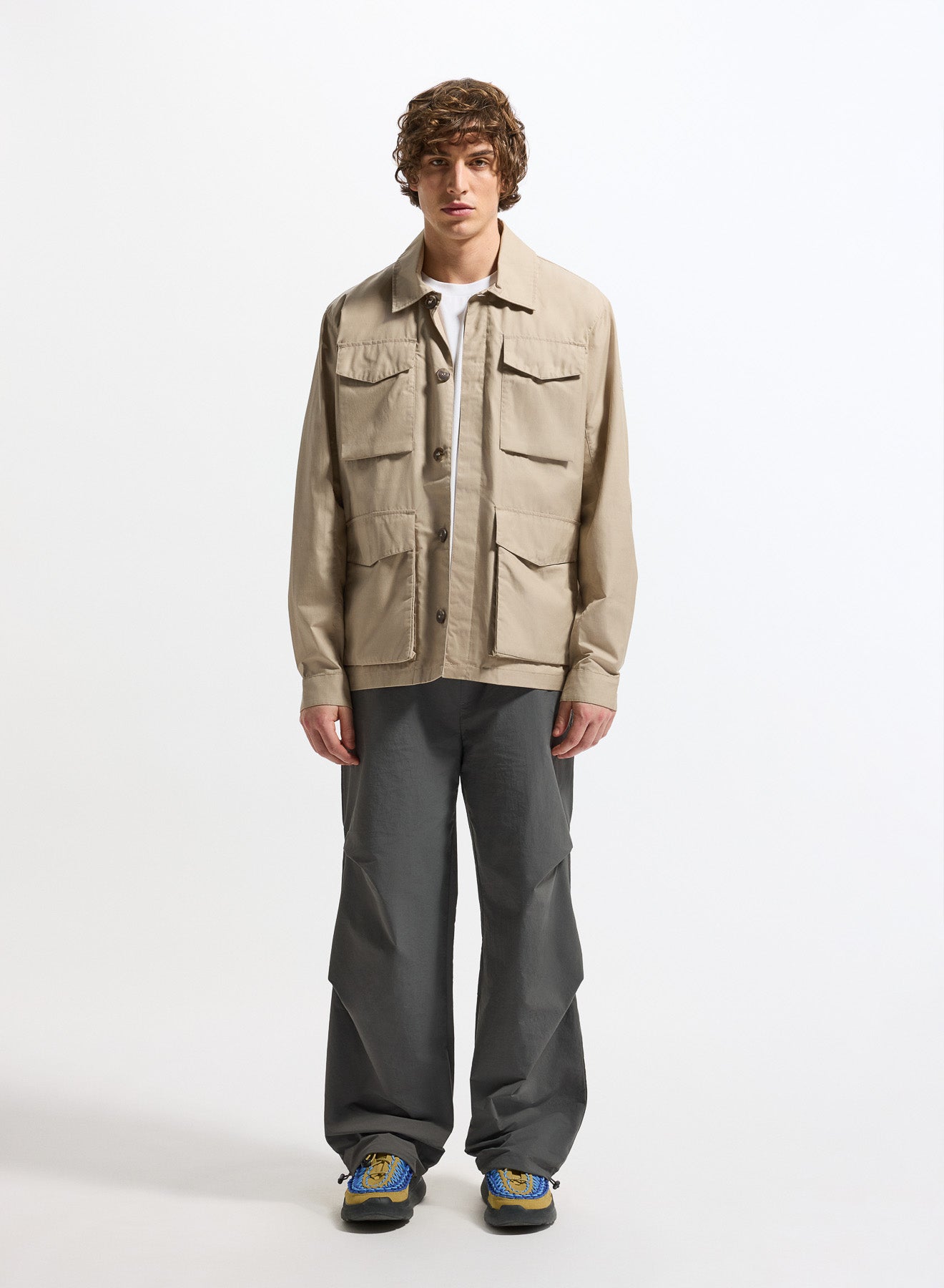 pyrenex-field-veste-l-g-re-homme-beige-style-militaire image 2