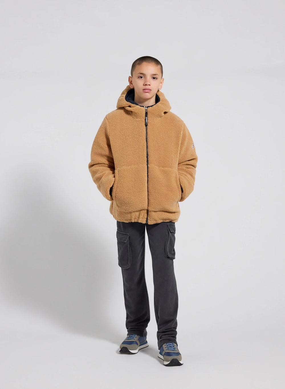 pyrenex-keylinn-doudoune-r-versible-enfant-bleu-marine-sherpa image 7