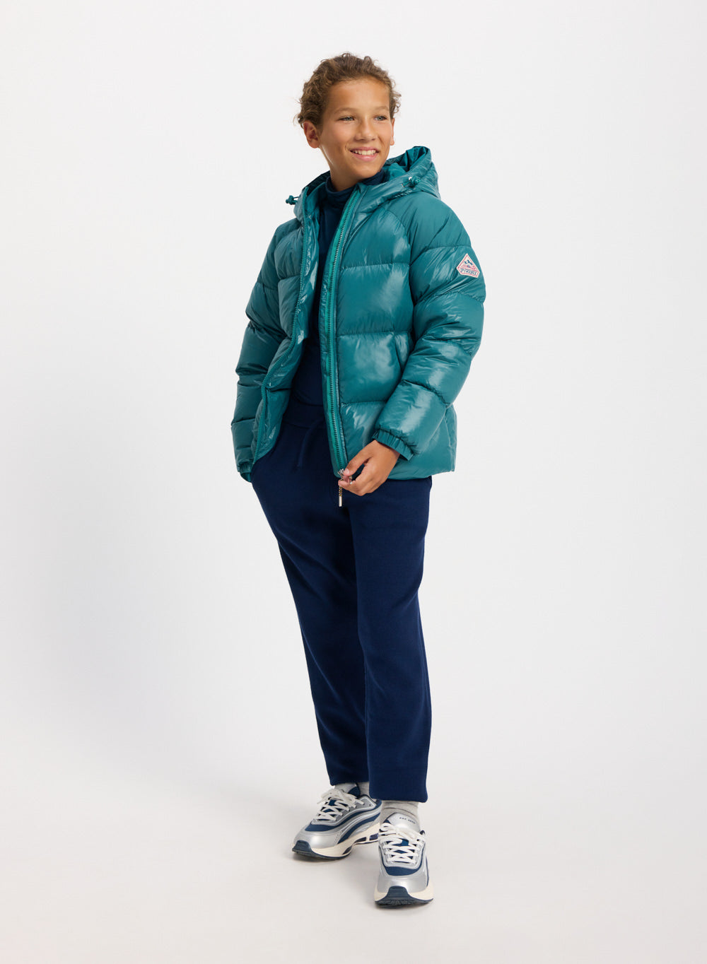 doudoune-capuche-enfant-pyrenex-sten-bleu-turquoise image 3